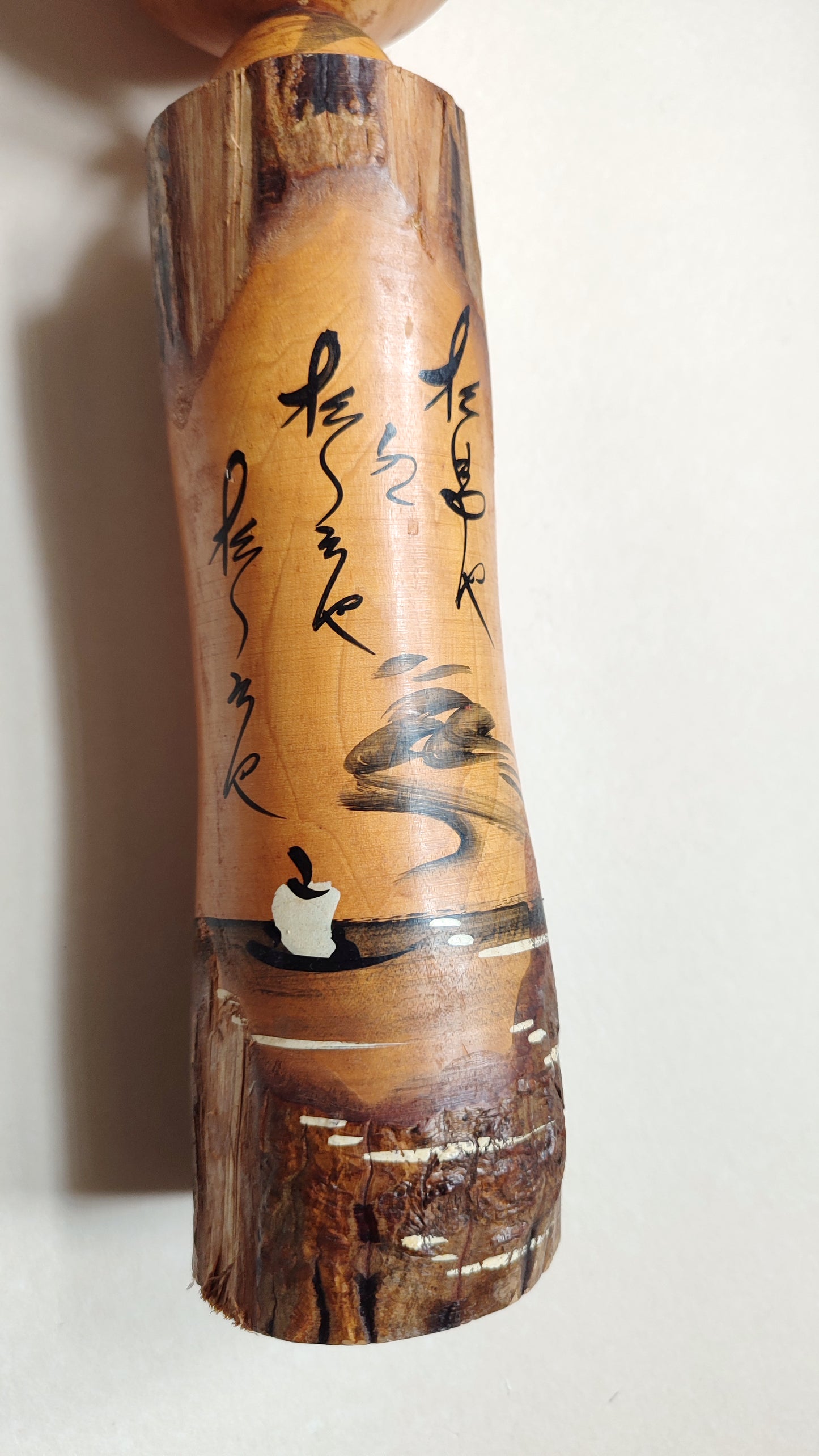 Grande poupée japonaise en bois "Kokechi" 365mm