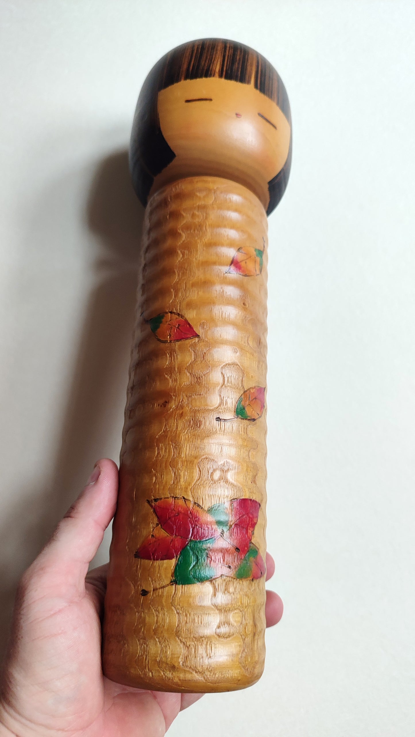 Poupée japonaise en bois "Kokechi" 335mm "Usaburo Saïaki"