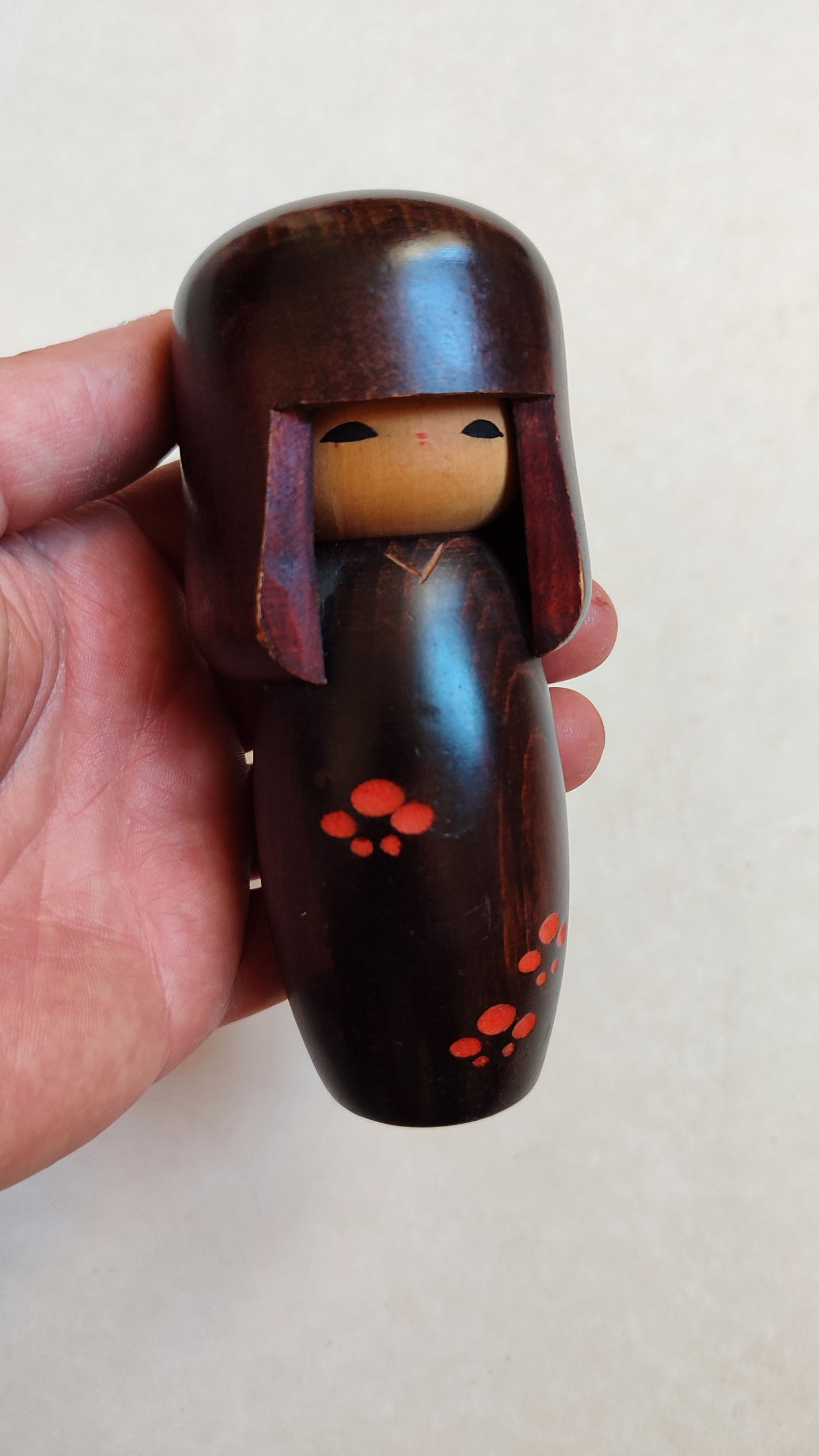 Petite poupée japonaise "Kokechi" 125mm "Usaburo"