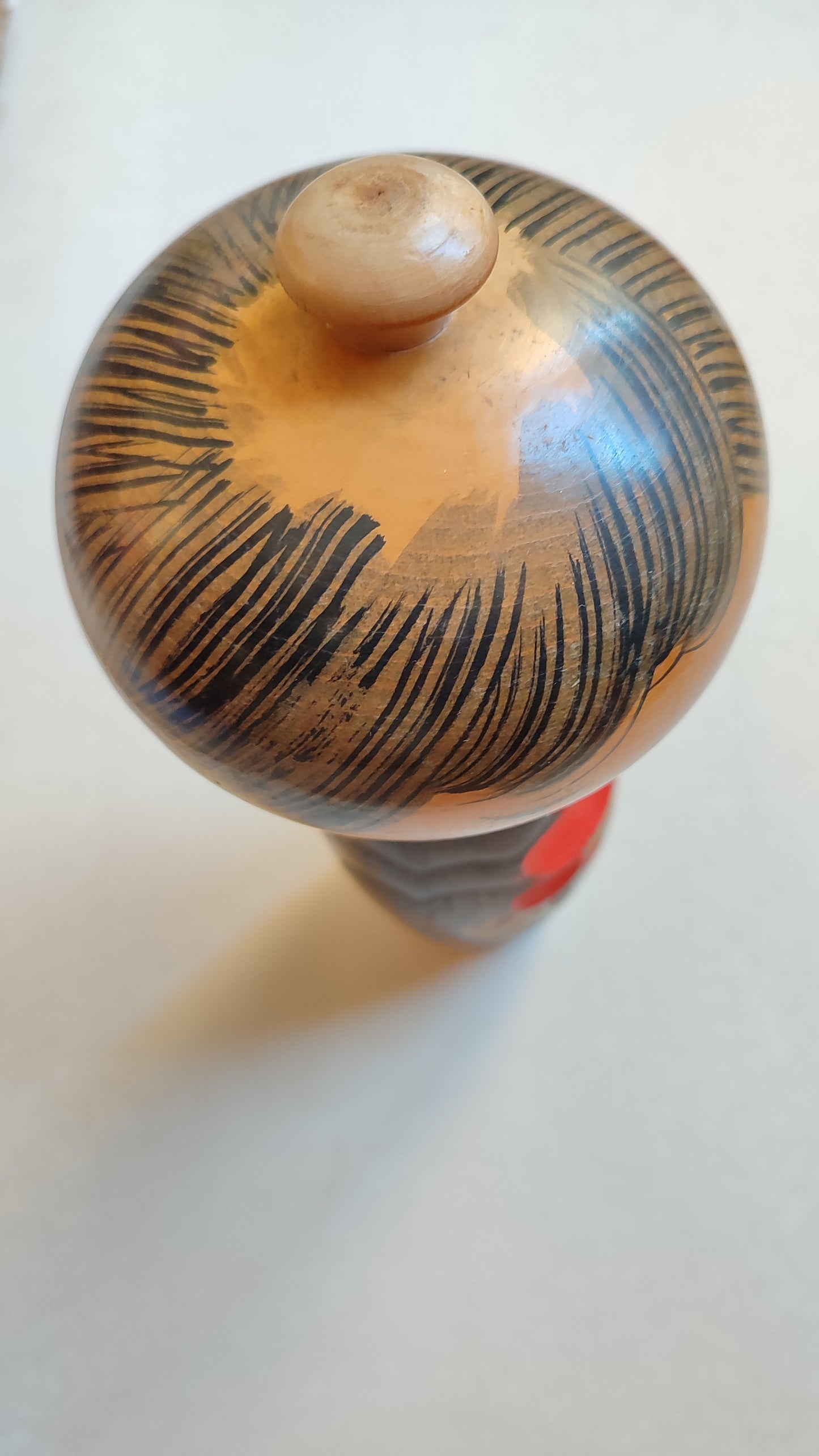 Poupée japonaise en bois "Kokechi" 300mm "Usaburo"
