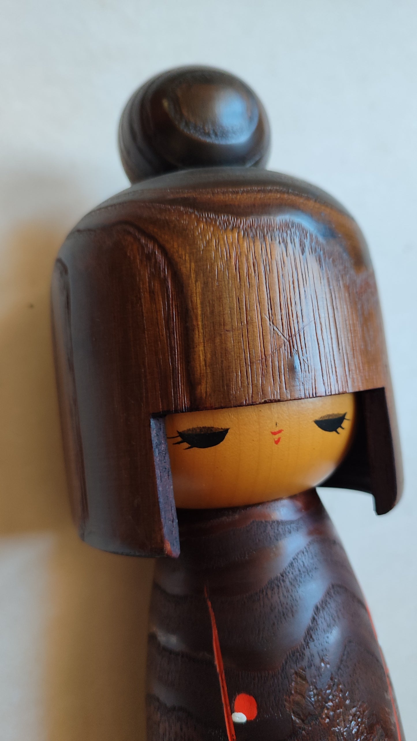 Poupée japonaise en bois "Kokechi" 350mm "Usaburo"