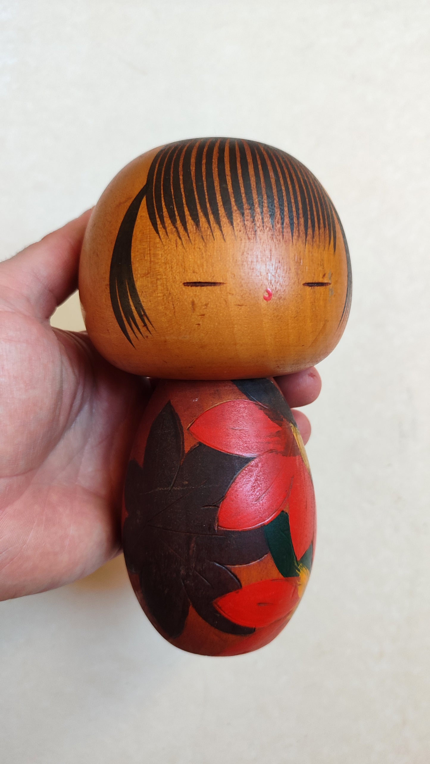 Poupée japonaise en bois "Kokechi" 170mm "Yuji Kawase"