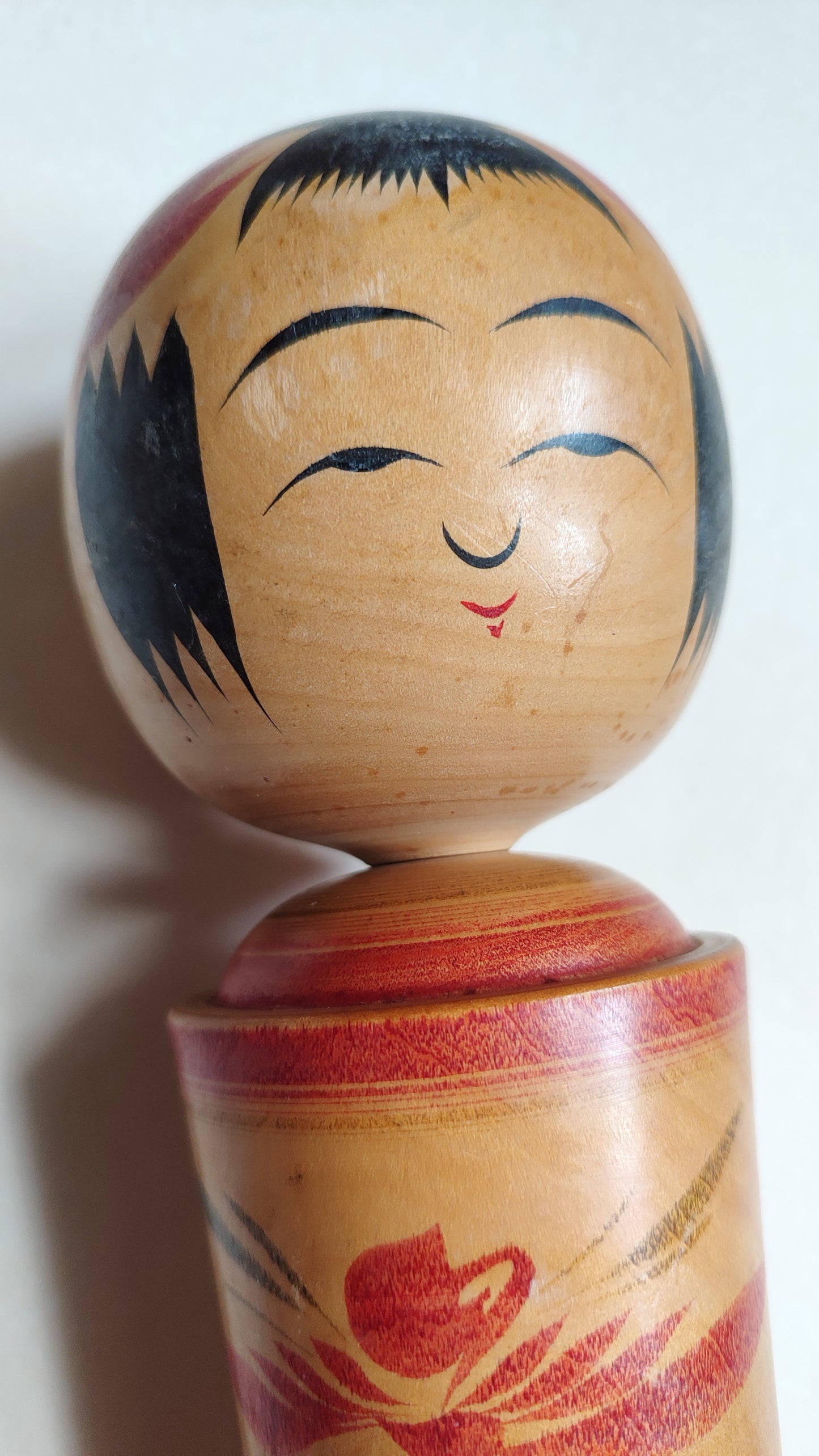 Poupée japonaise monochrome "Kokechi" 310mm style "Zao Takayu"