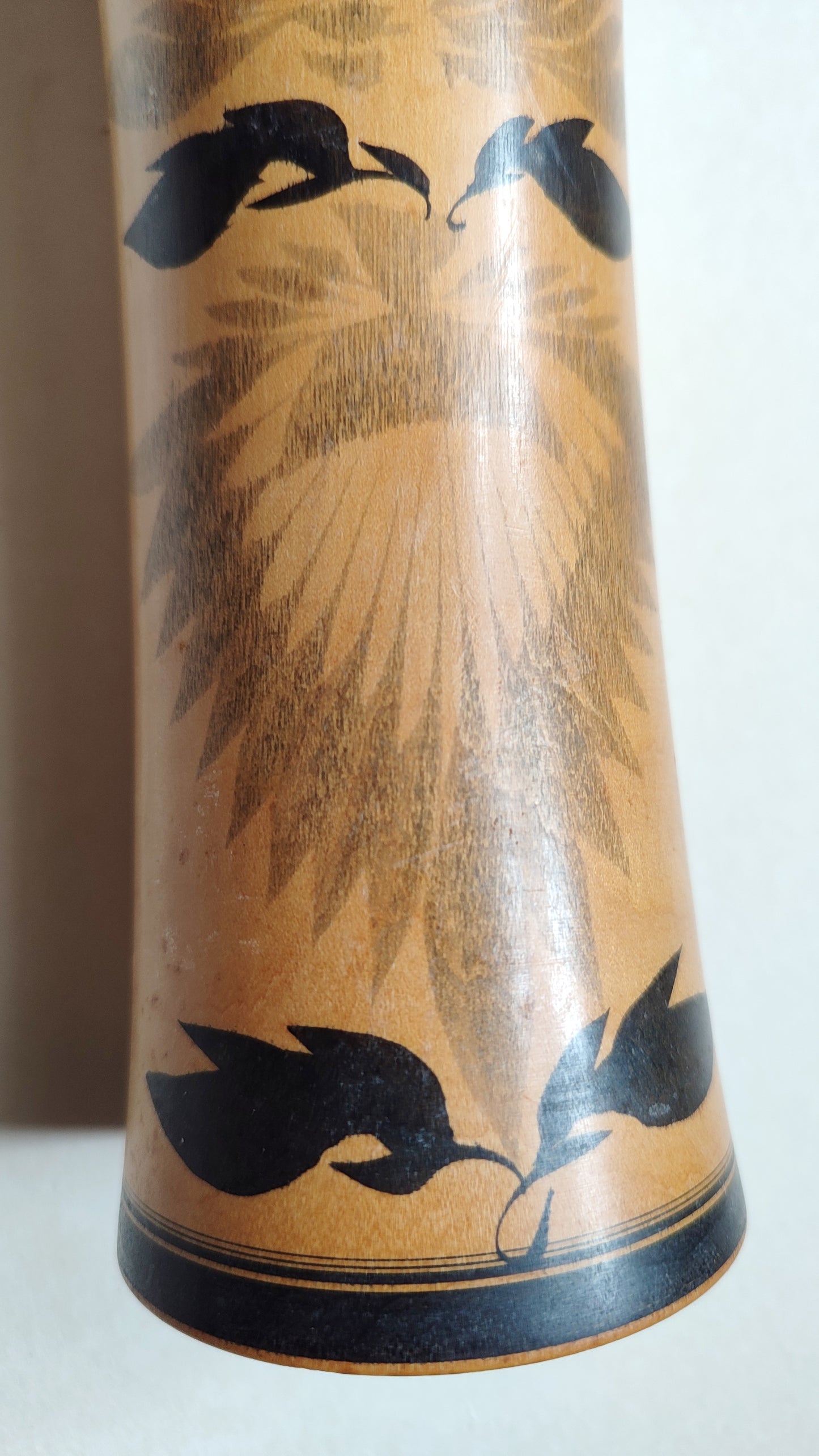 Poupée japonaise monochrome "Kokechi" 310mm style "Zao Takayu"