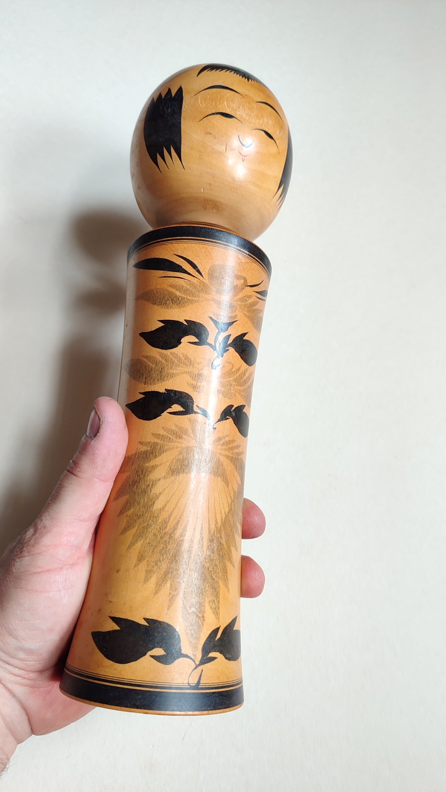 Poupée japonaise monochrome "Kokechi" 310mm style "Zao Takayu"