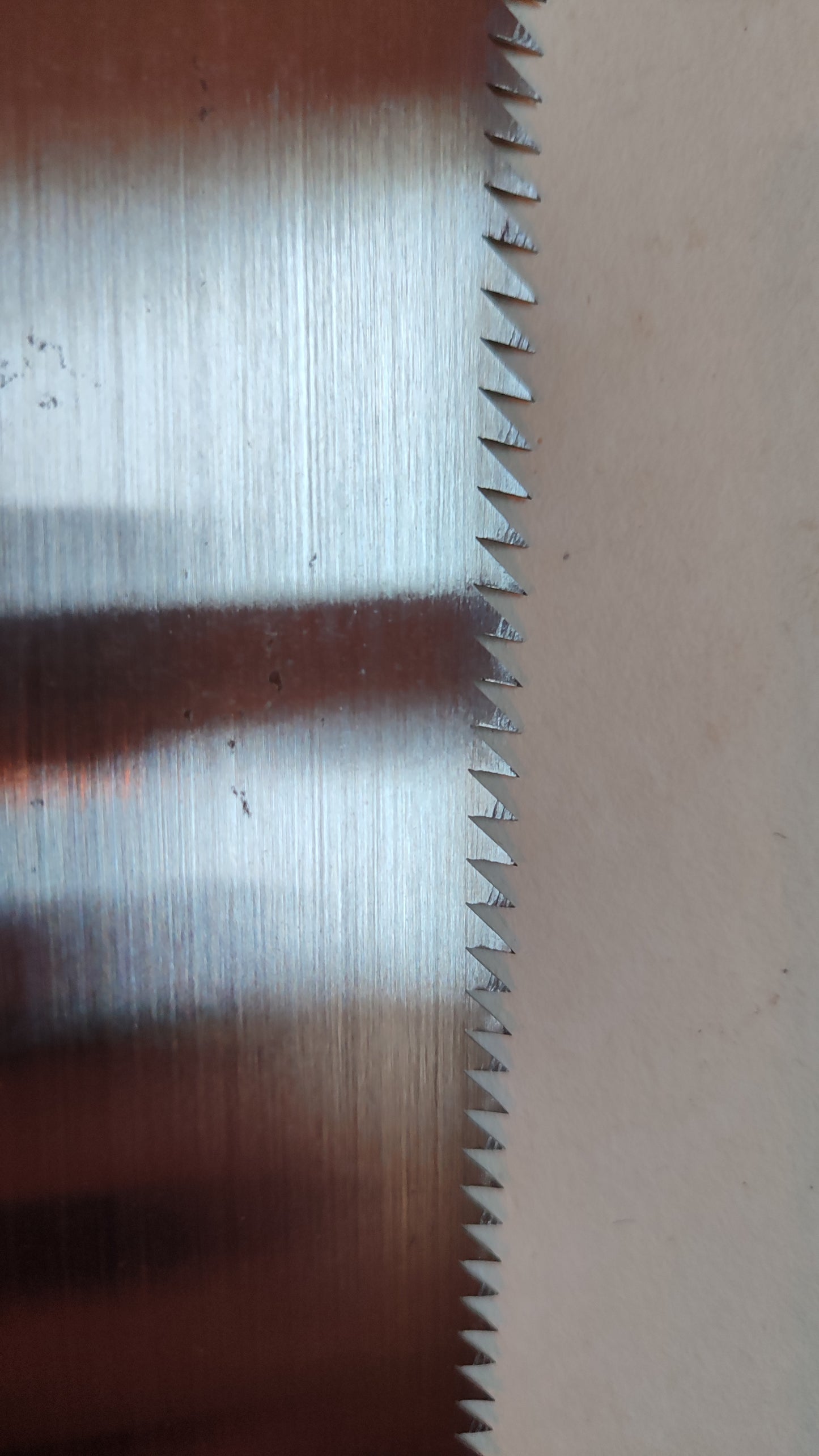 Beautiful Japanese forged saw "Ryoba" 240mm "Mimaki Toshio"