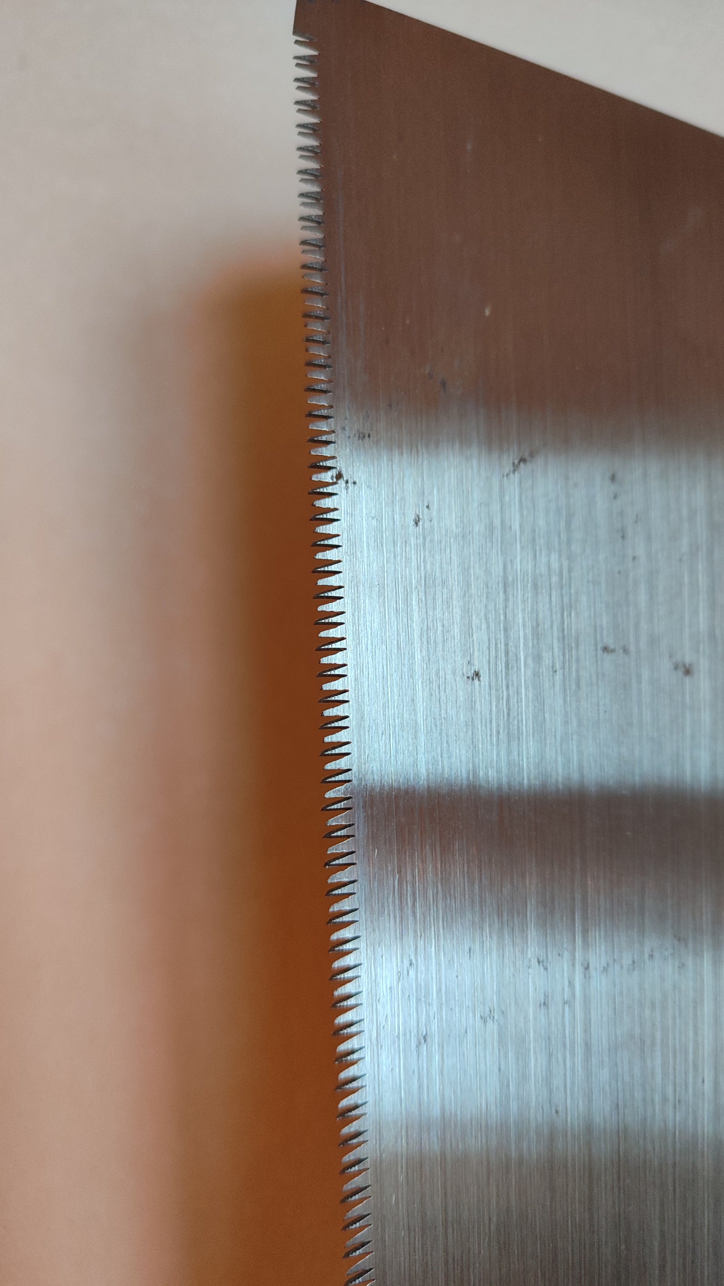 Beautiful Japanese forged saw "Ryoba" 240mm "Mimaki Toshio"