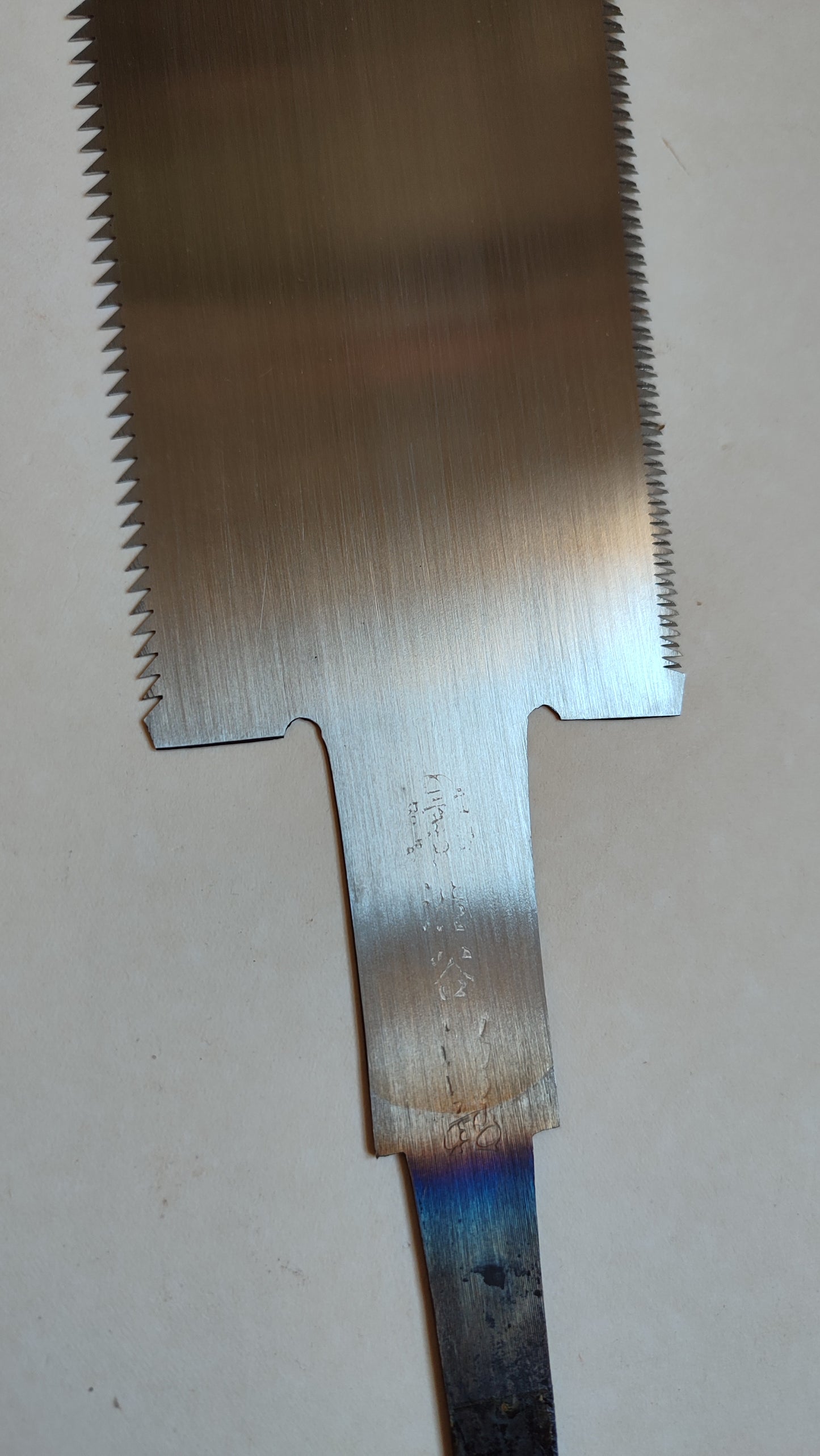 Magnifique scie japonaise forgée "Ryoba" 240mm "Masao Shibuya"