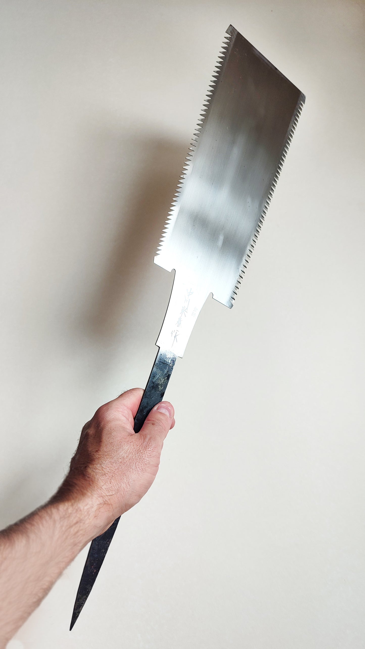 Grande scie japonaise NOS forgée "Ryoba" 320mm "Nakagawa"