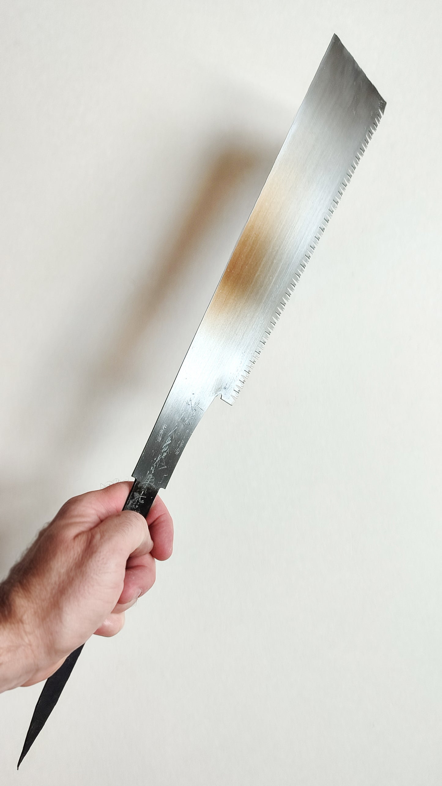 Scie japonaise vintage forgée "Kataba" 240mm "Heisuke Nakaya"
