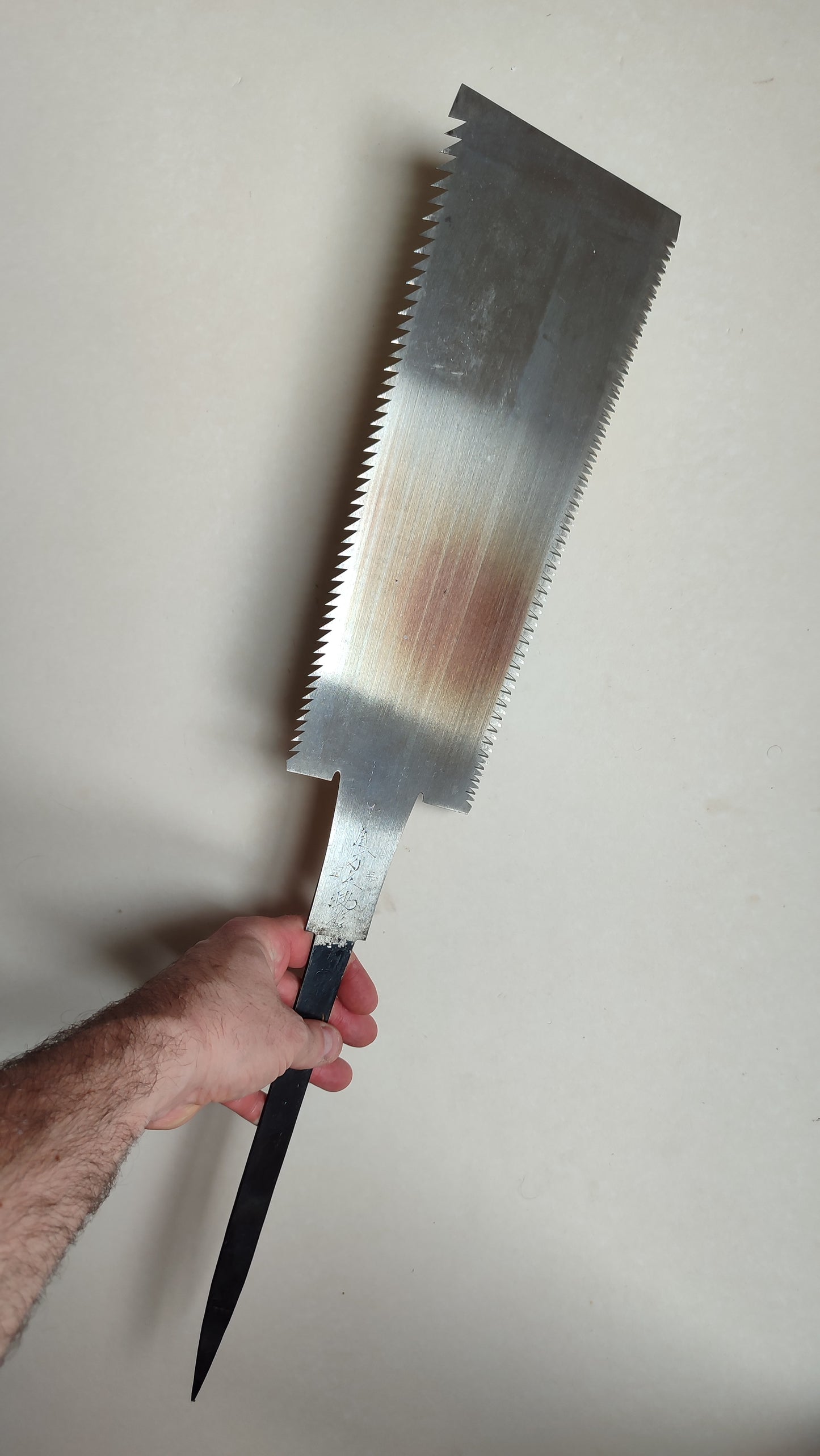 Grande scie japonaise forgée "Ryoba" 300mm "Shigehisa Nakaya"