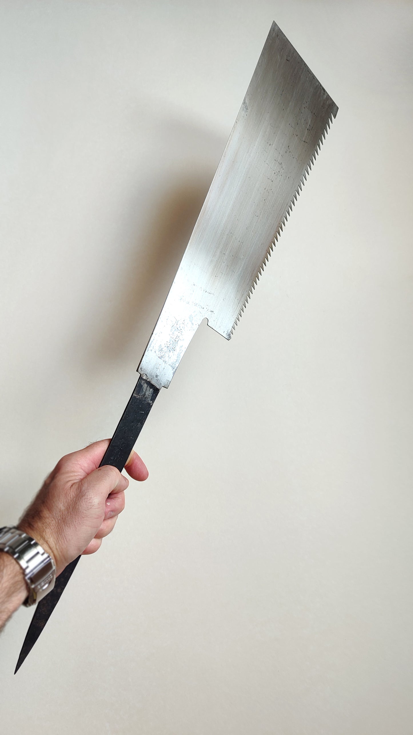 Grande scie japonaise NOS forgée "Tatebiki-nokogiri" 350mm ripcut