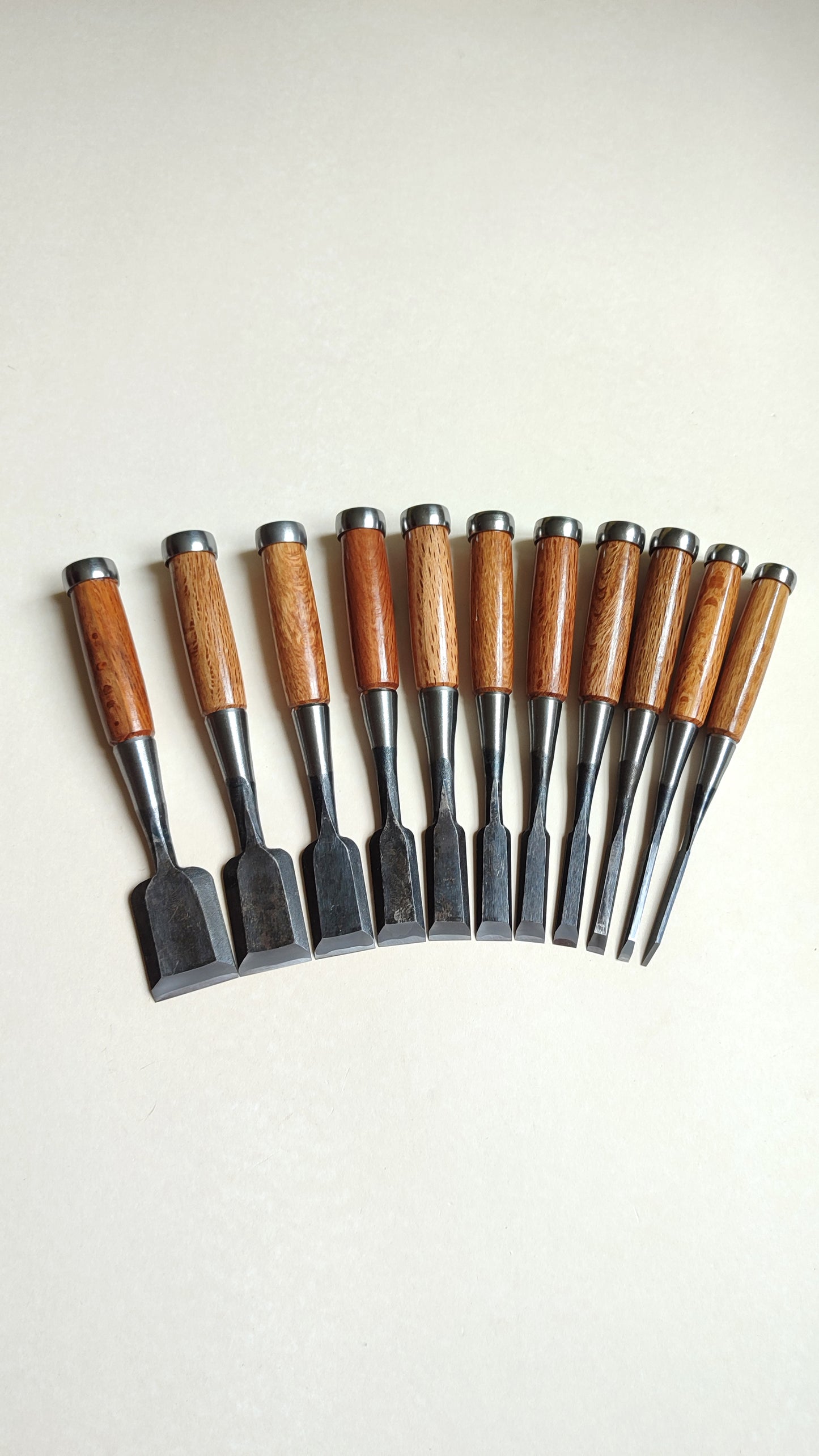 Set de Ciseaux Japonais "Oire Nomi" 3, 6, 9, 12, 15, 18, 24, 30, 36, 42mm "Yasugi"