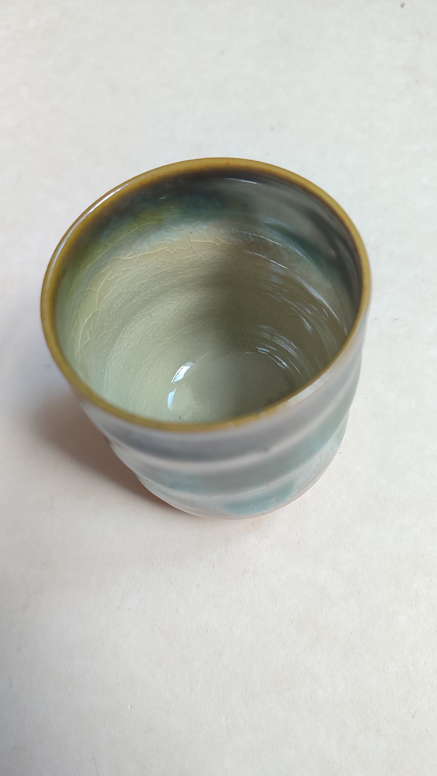 Tasse à thé céramique de style "Mino" 75mm "Higuchi Tozo"