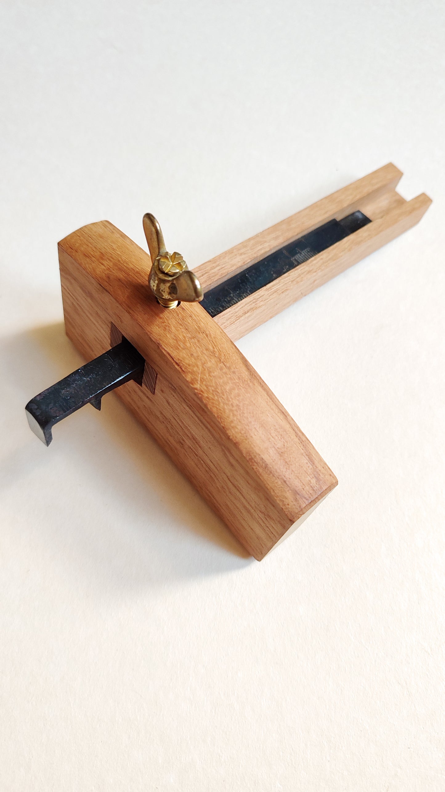Trusquin japonais "Keshiki" à double lames graduées 115mm