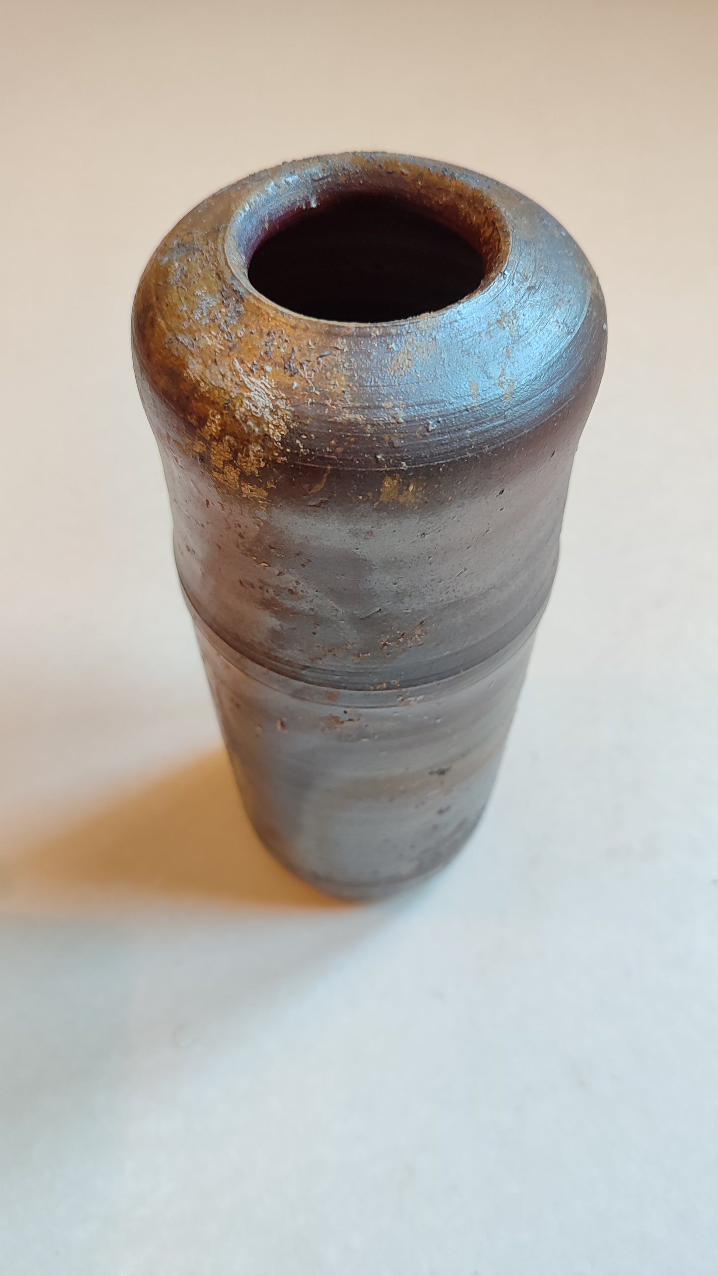 Rare vase japonais "Bizen" circa 1970