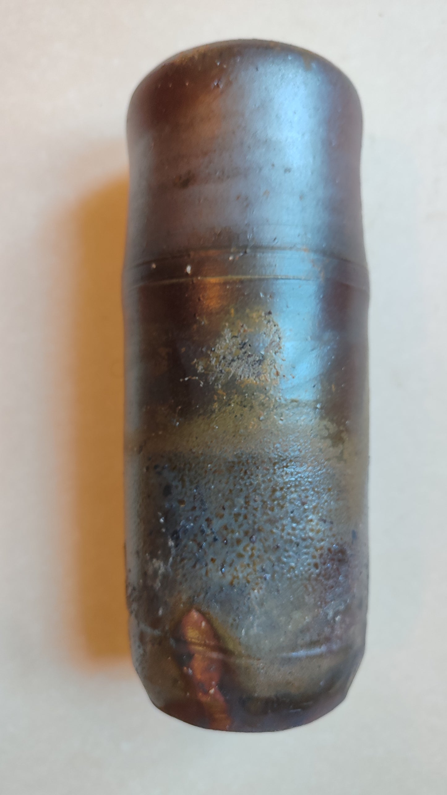Rare vase japonais "Bizen" circa 1970