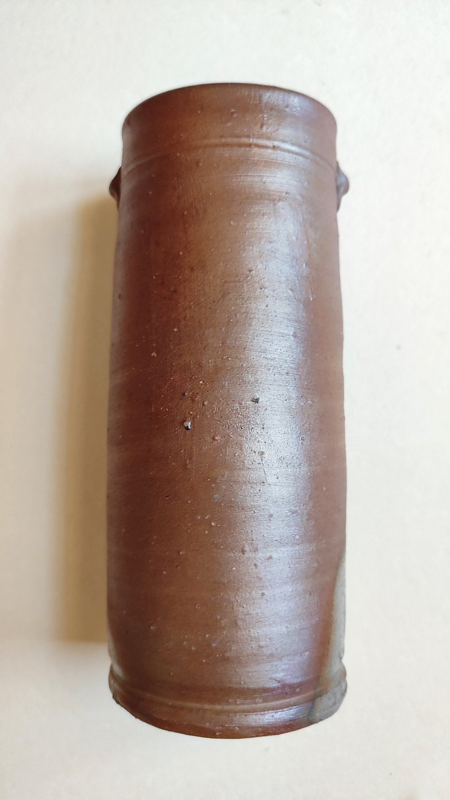 Rare vase japonais style "Bizen" Toshoen Kimura-circa 1970