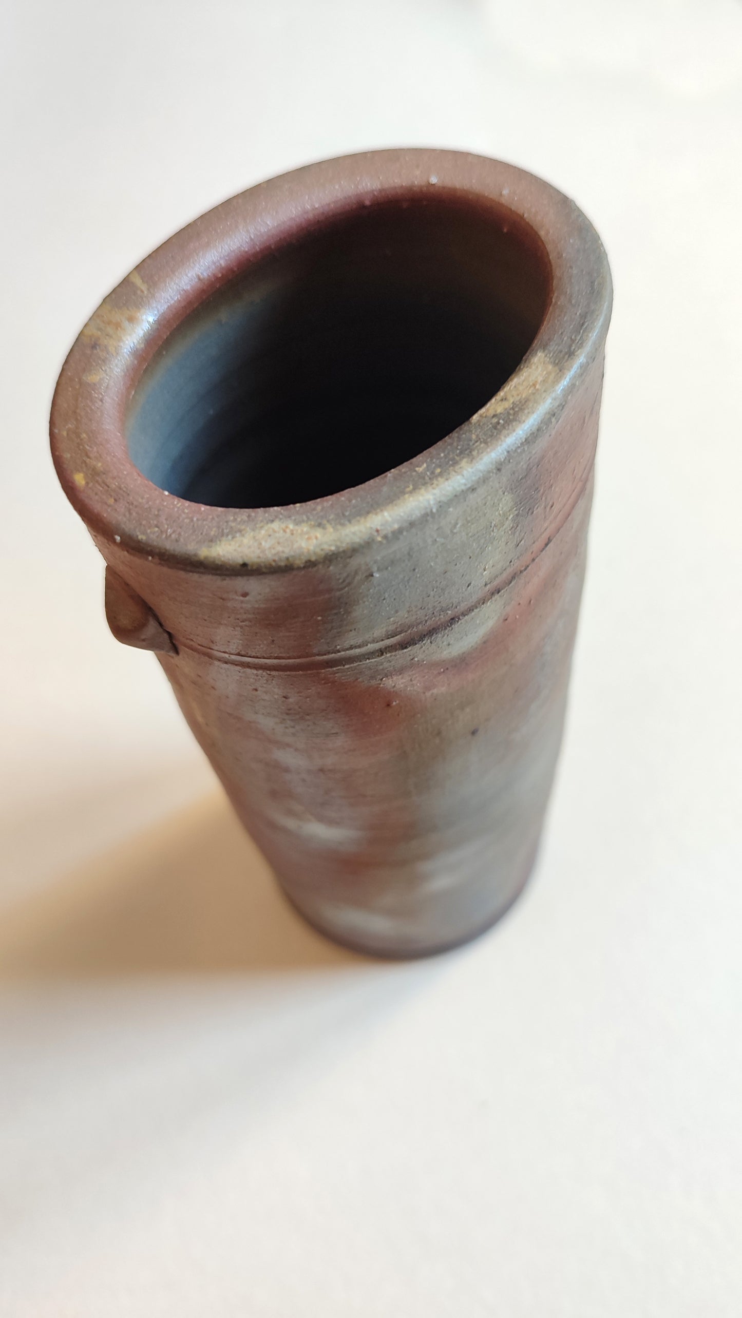 Rare vase japonais style "Bizen" Toshoen Kimura-circa 1970