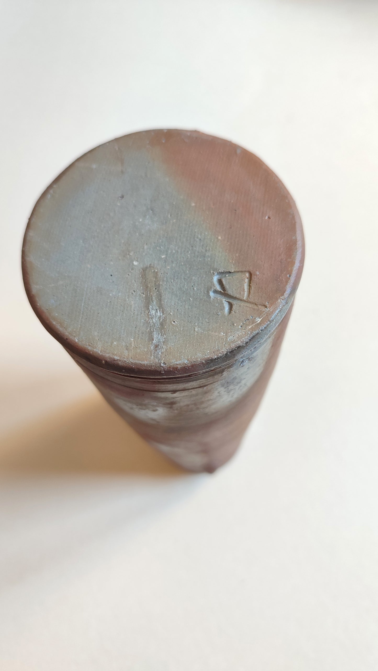 Rare vase japonais style "Bizen" Toshoen Kimura-circa 1970