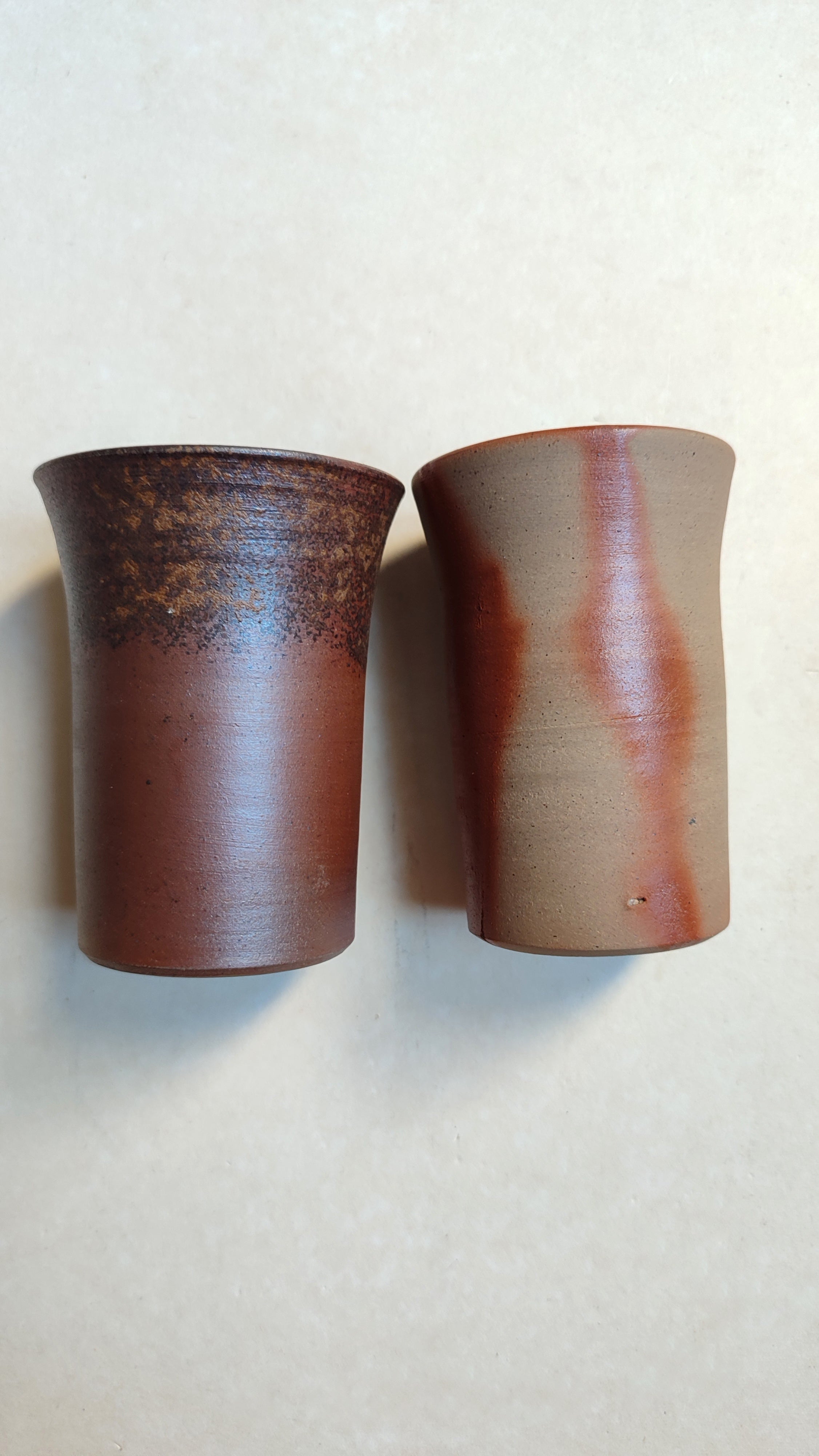 Paire de tasses à Saké céramique de "Bizen" 98mm "Toukeido"