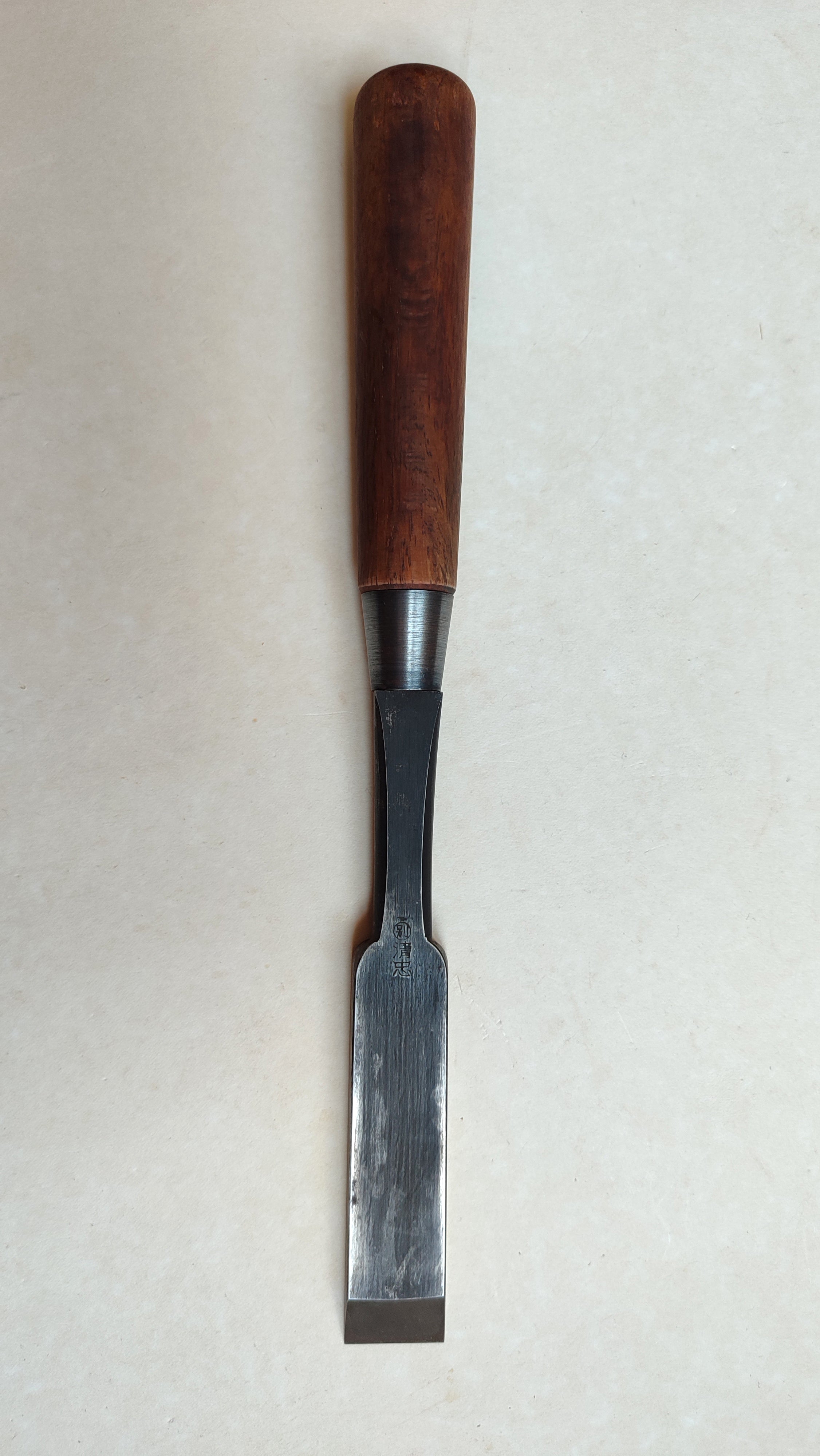 Rare ciseau japonais "Tsuki Nomi" 24mm "Kiyotada"