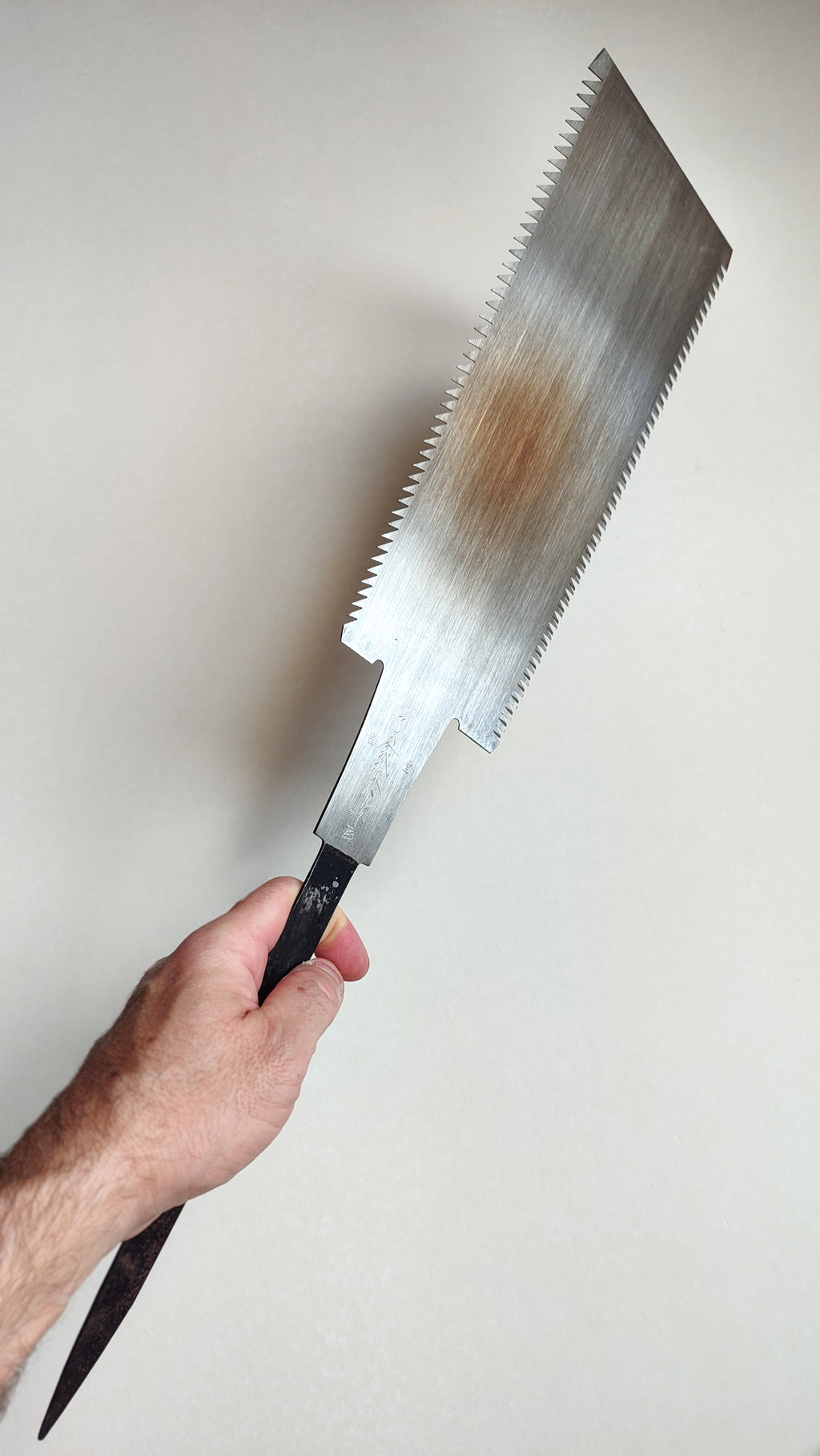 Grande scie japonaise forgée "Ryoba" 290mm "Nakaya"