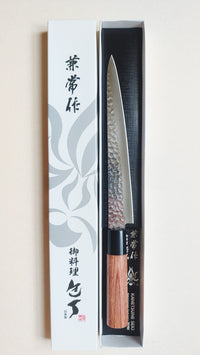 Lot de couteaux Japonais Petty, Gyuto, Sujihiki, Aî-deba "Kanetsune"