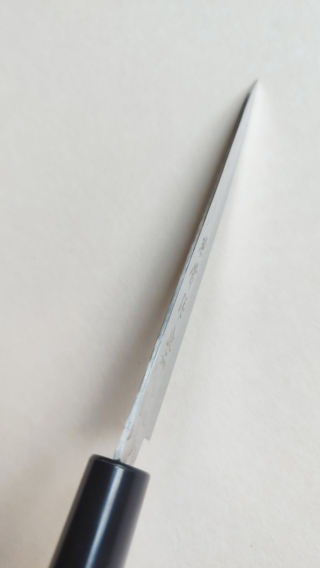 Lot de couteaux Japonais Petty, Gyuto, Sujihiki, Aî-deba "Kanetsune"