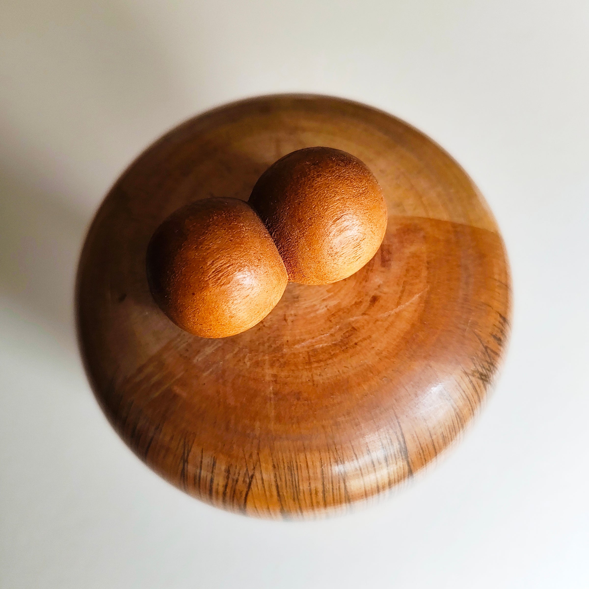 Rare poupée japonaise en bois "Kokeshi" 270mm "Akitsune Tanaka"