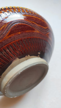 Grande assiette des céramiques de Oishiwara  238mm