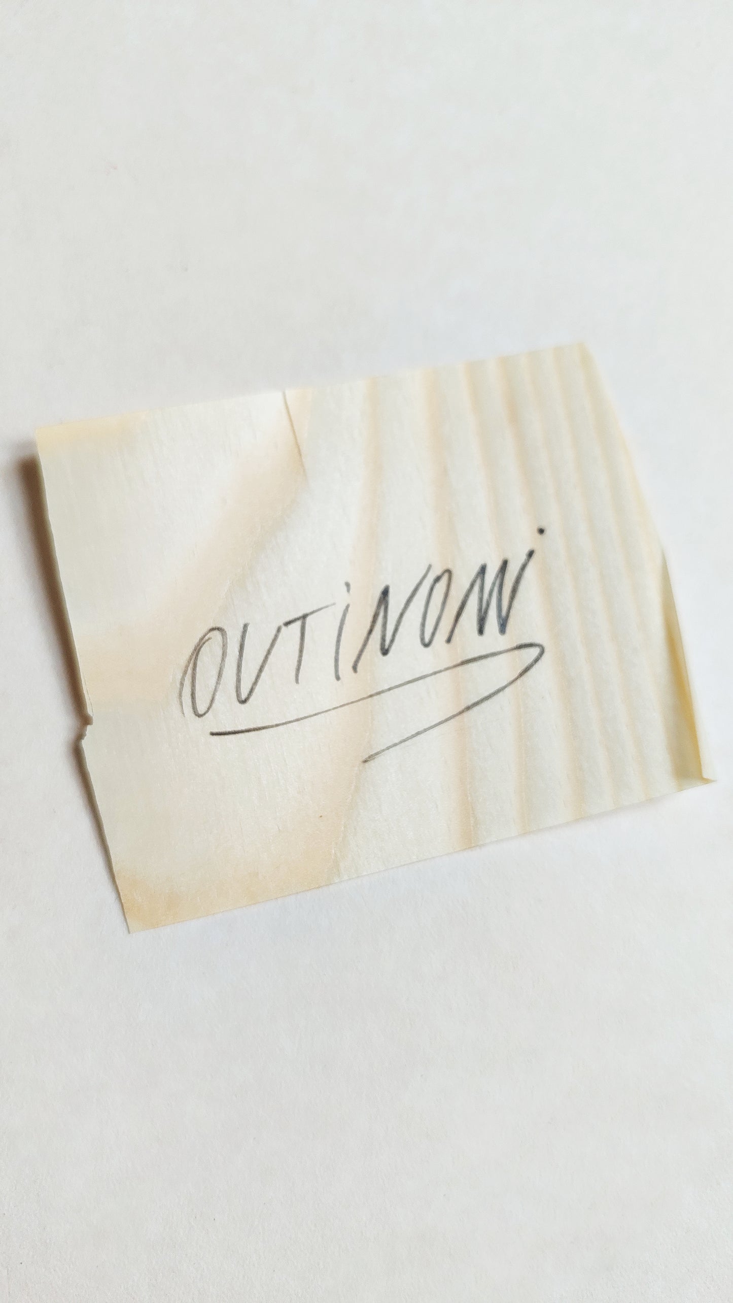 Bloc note bois "Kyougi" 111 x 175 mm