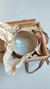 Bol à thé matcha de style "Shino" 115mm "Keizan"
