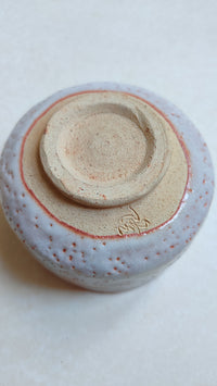 Bol à thé matcha de style "Shino" 120mm "Ryugetsu Kiln"
