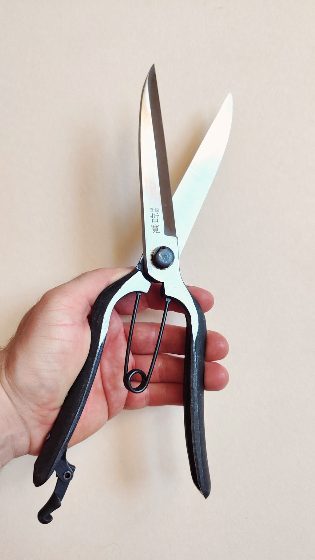 Cisaille japonaise vintage "Hakari basami" 280mm "Tetsuhiro"