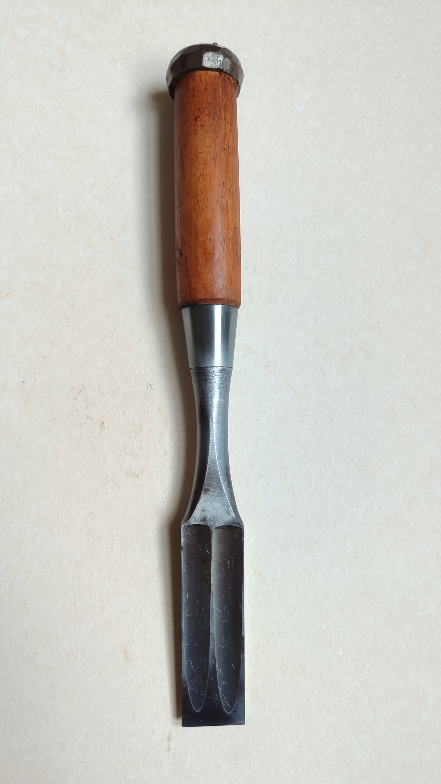 Ciseau japonais "Damekiri Nomi" 24mm mokume