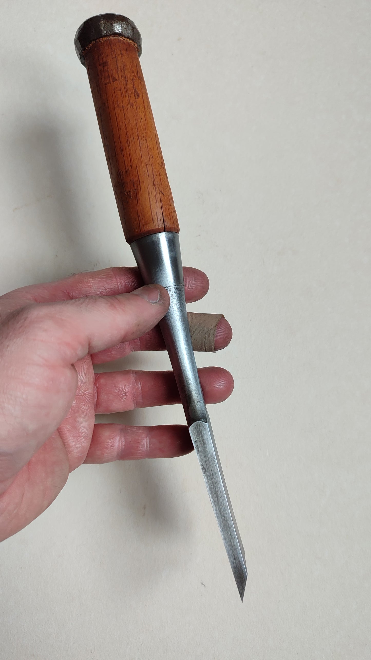 Ciseau japonais "Damekiri Nomi" 24mm mokume