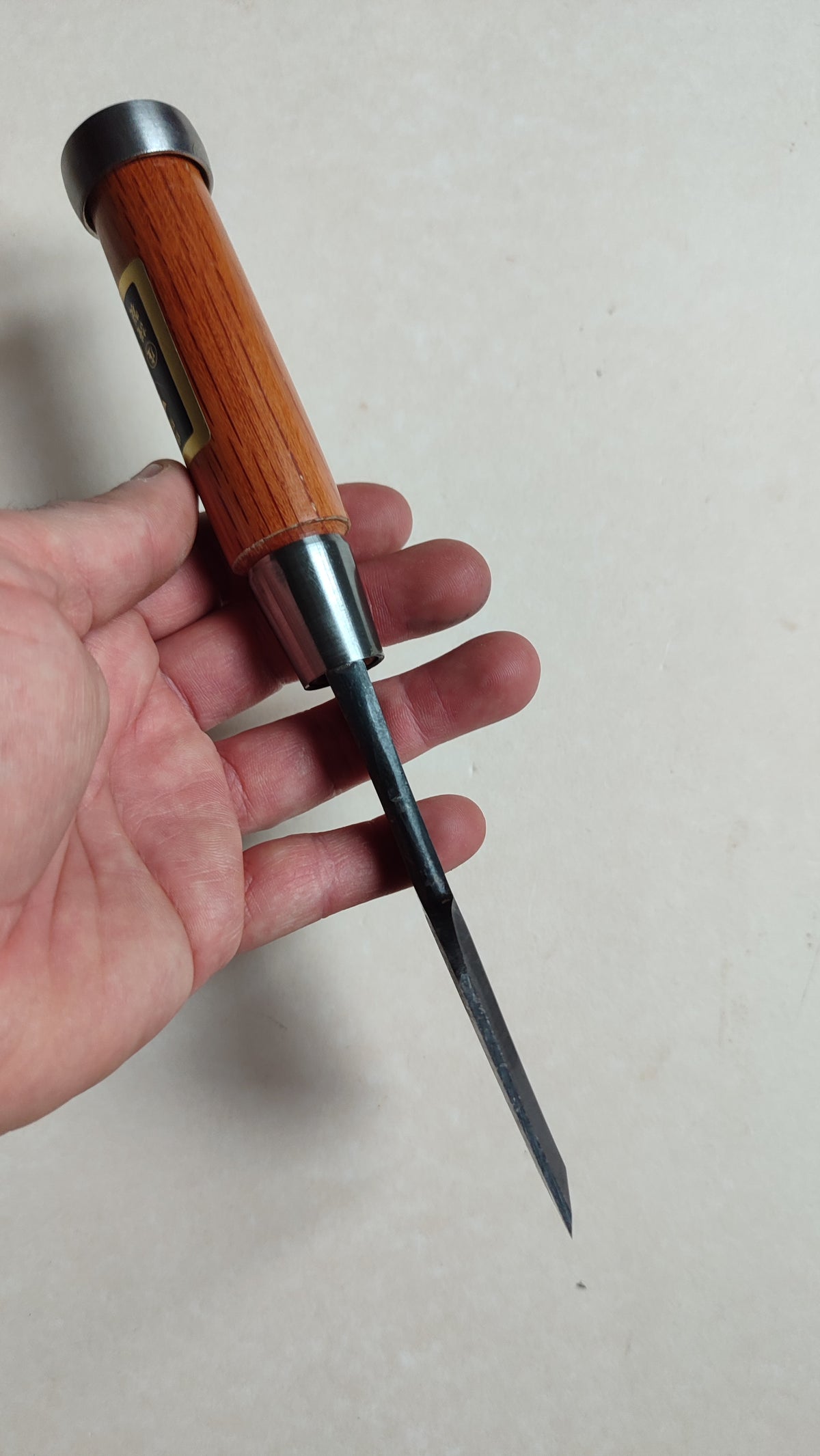 Ciseau japonais "Hiramachi Nomi" 42mm "Genso"