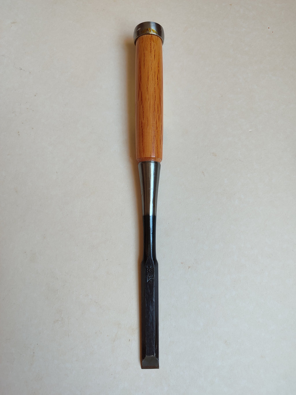 Magnífico cincel japonés vintage "Tataki Nomi" 15mm del Maestro "Ouchi san"