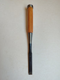Magnífico cincel japonés vintage "Tataki Nomi" 15mm del Maestro "Ouchi san"