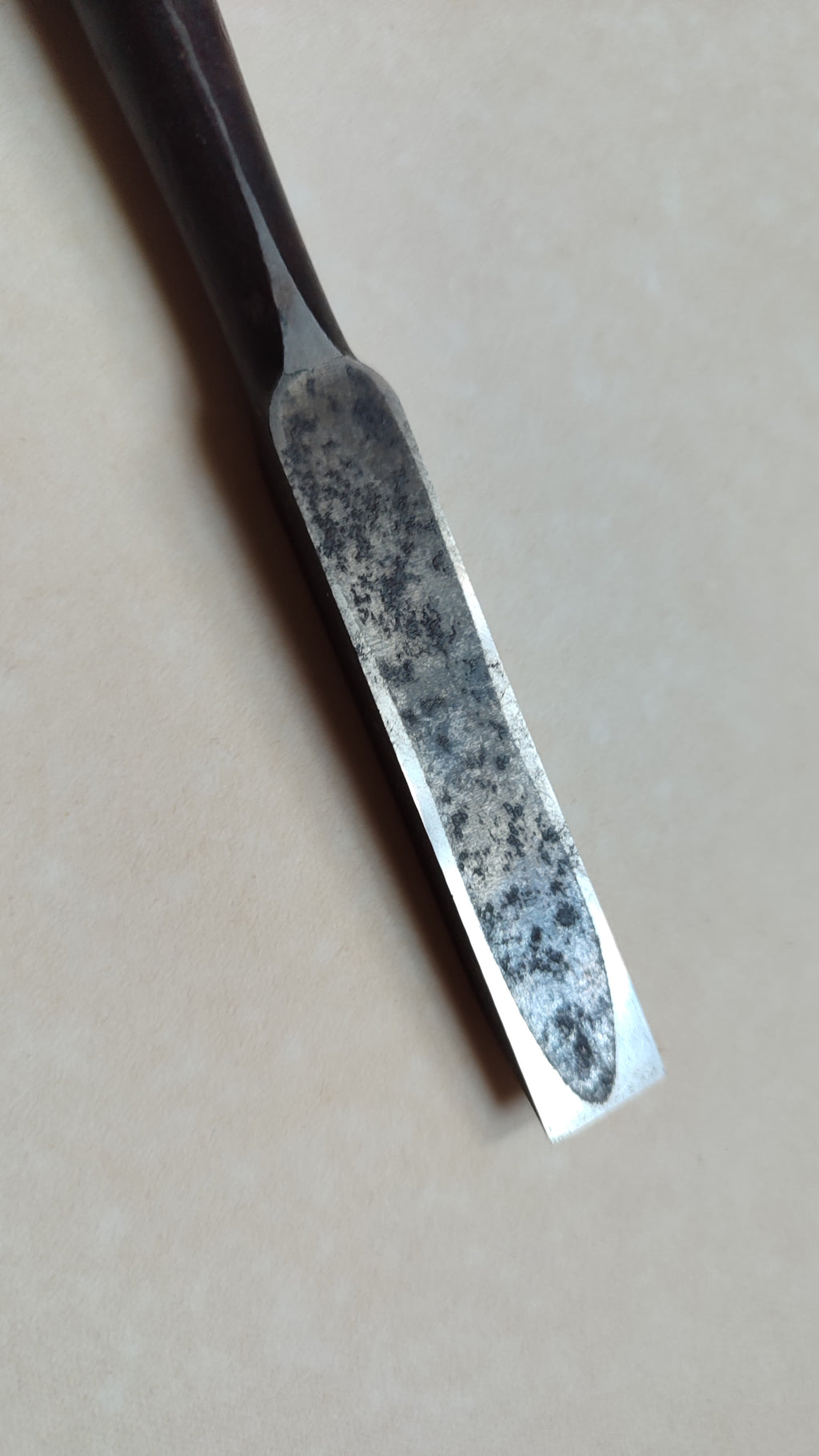 Rare ciseau japonais "Tataki Nomi" 15mm "Kiyotada"