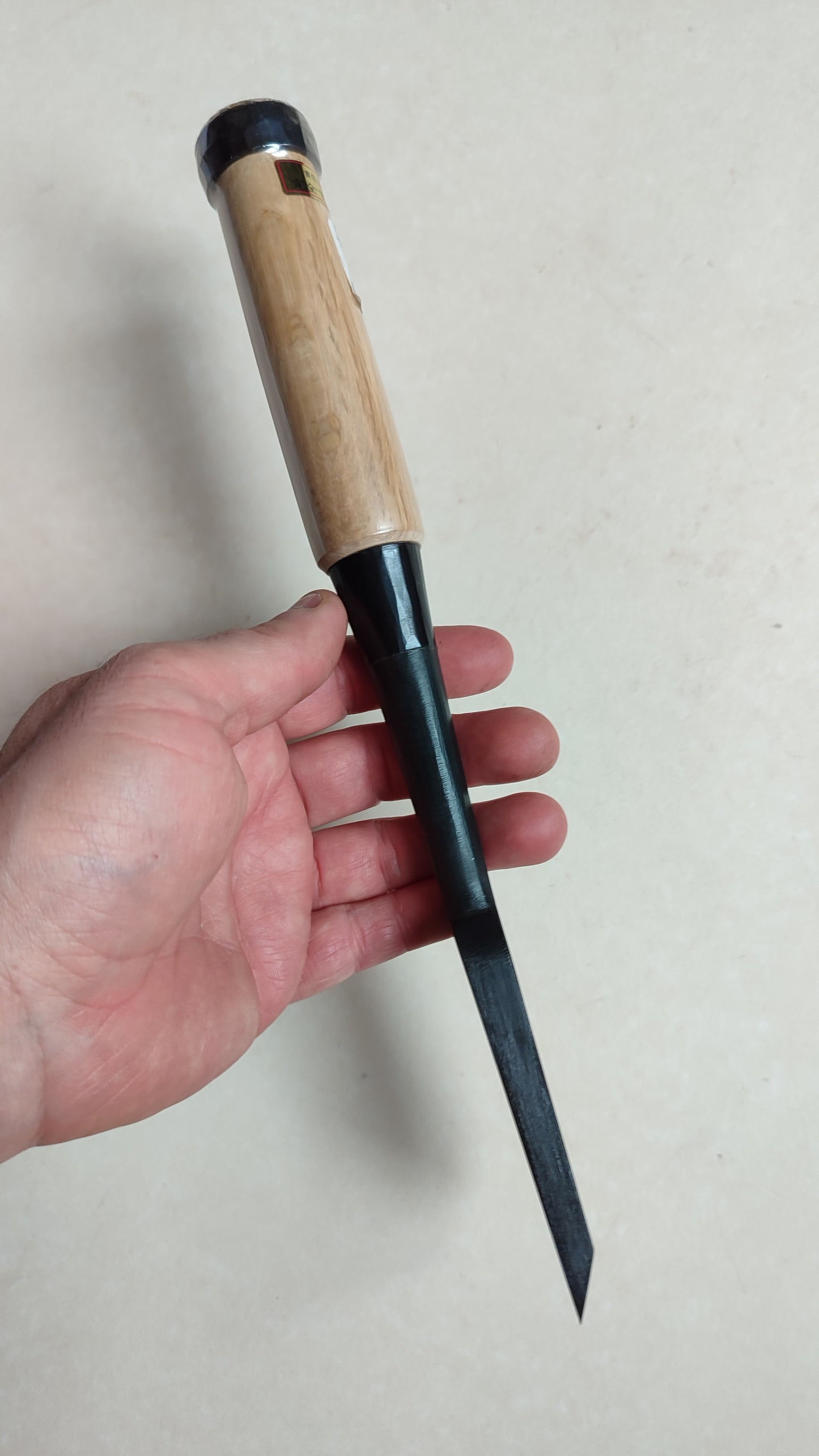 Magnifique ciseau japonais "Tataki Nomi" 30mm "Tasaï"