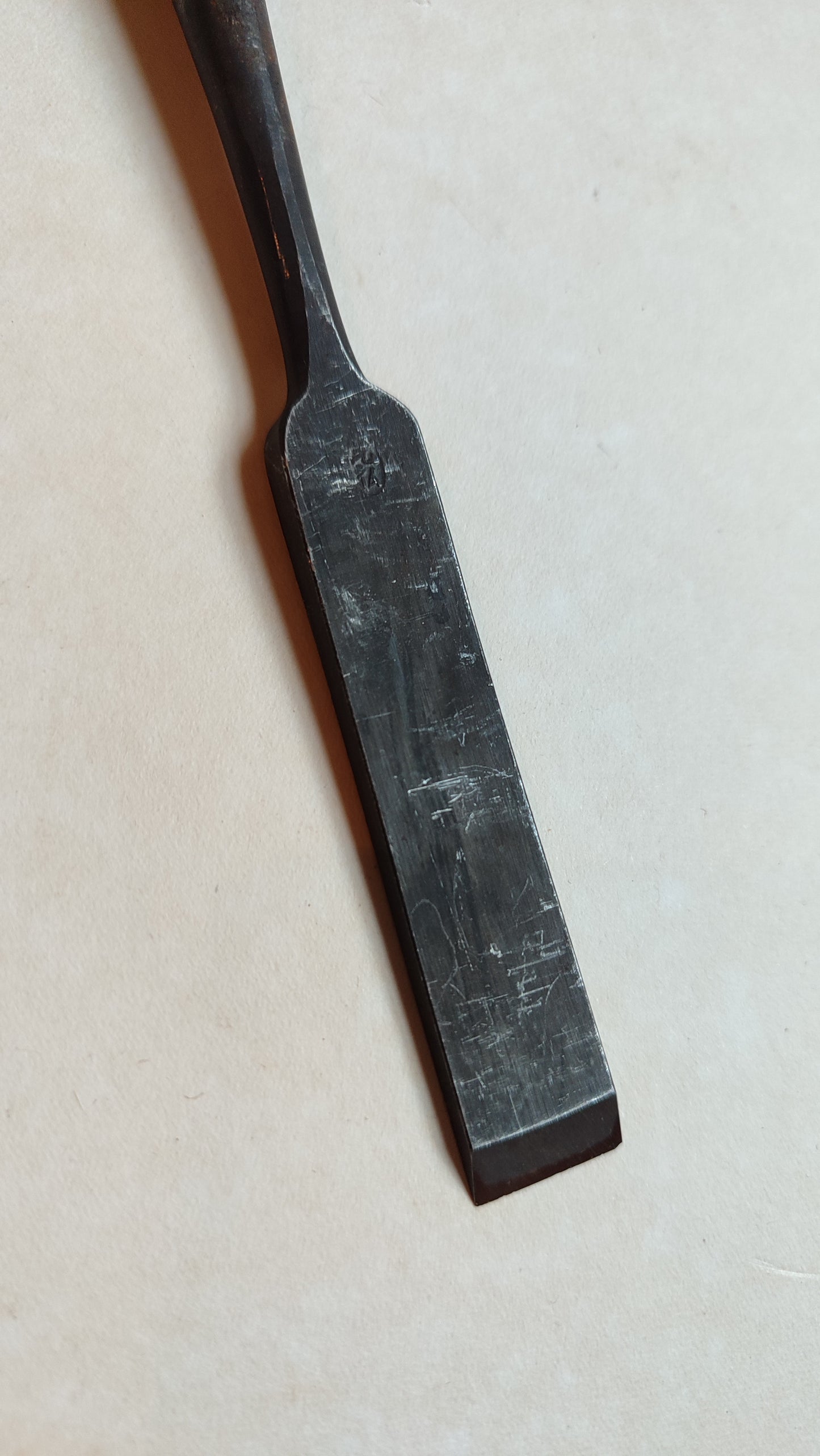 Ciseau japonais vintage "Tsuki nomi" 18mm "Mitsuhiro"