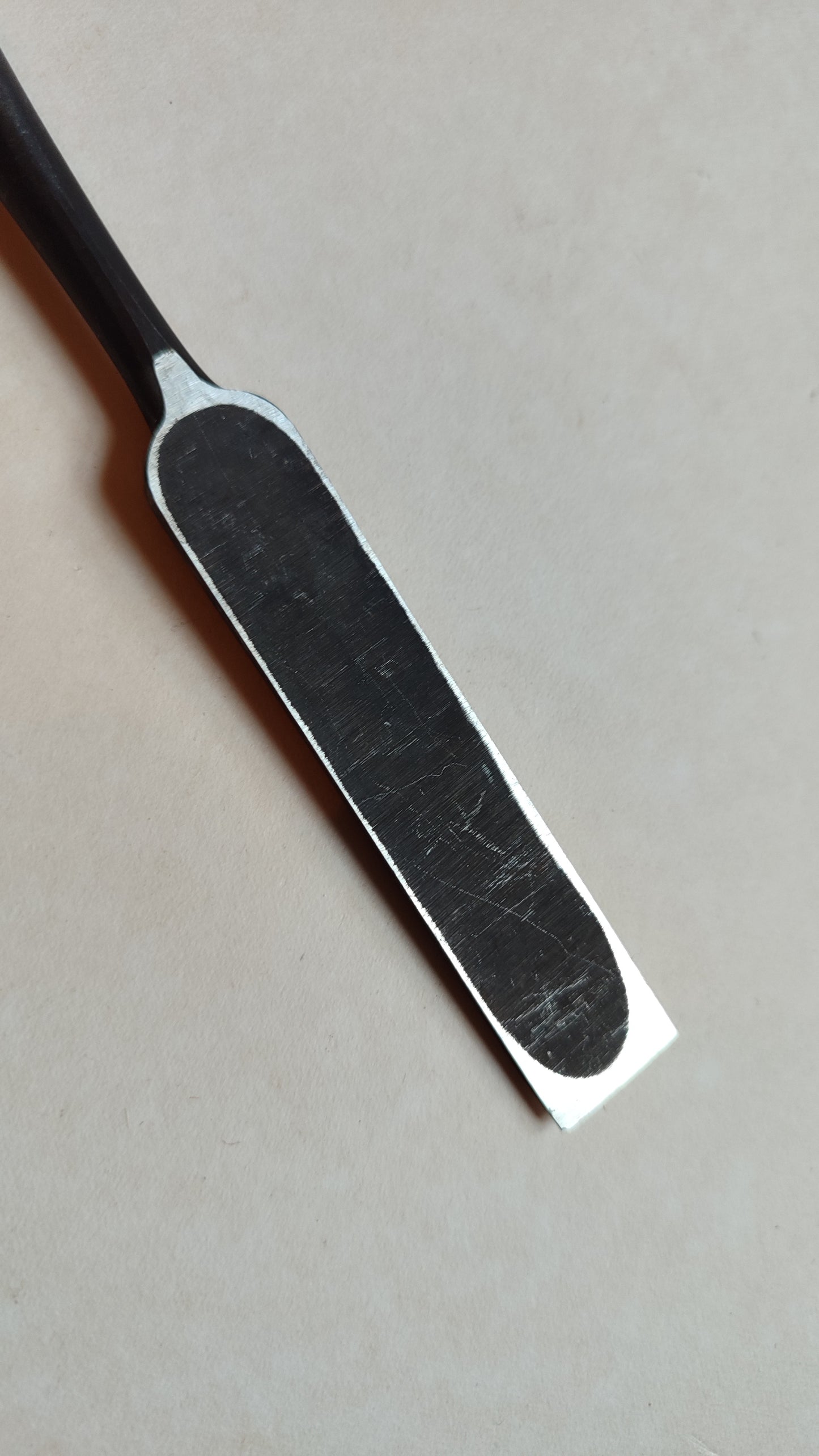 Ciseau japonais vintage "Tsuki nomi" 18mm "Mitsuhiro"