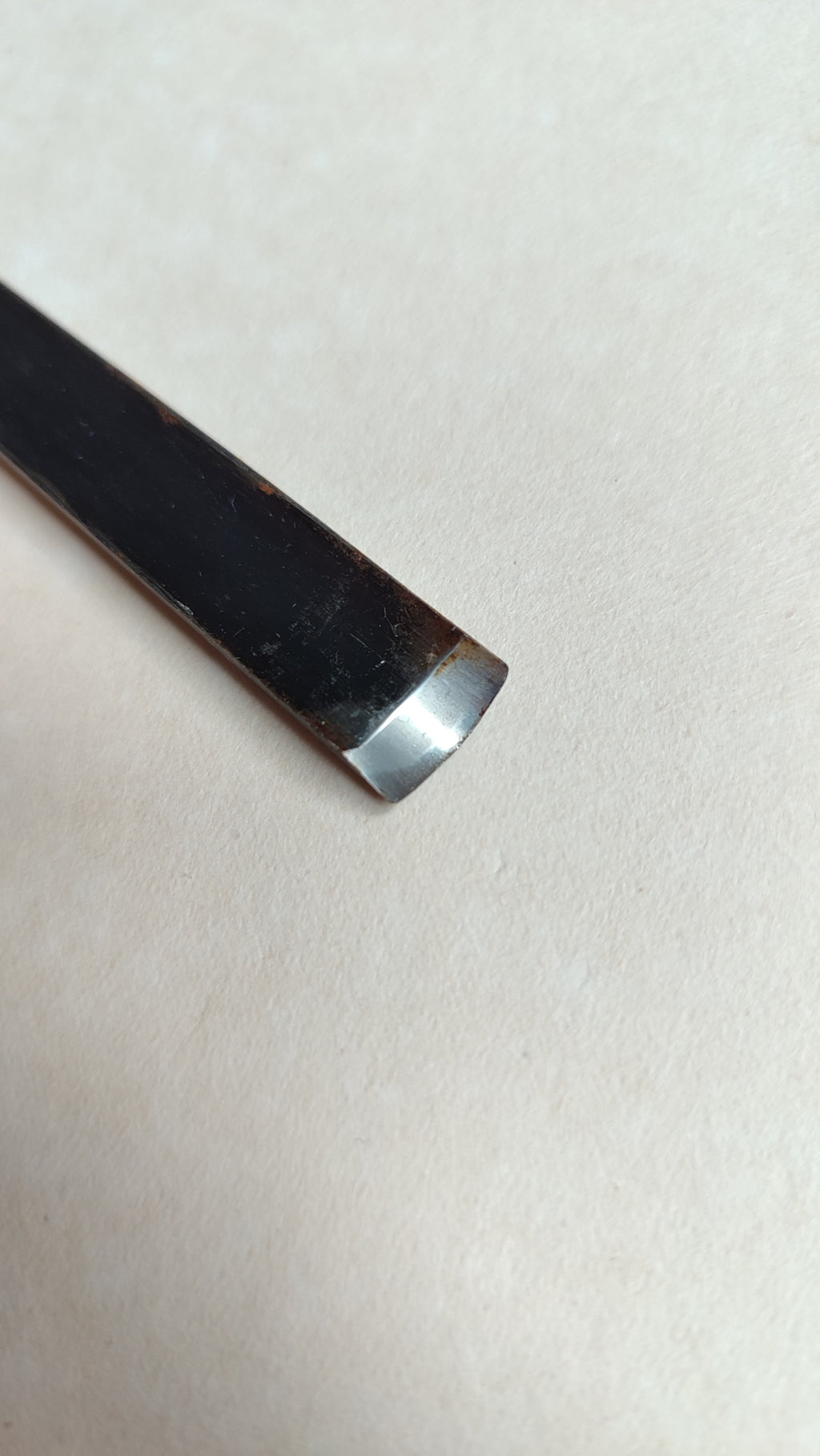 Rare ciseau japonais vintage "Tsuki Uchimaru Nomi" 12mm