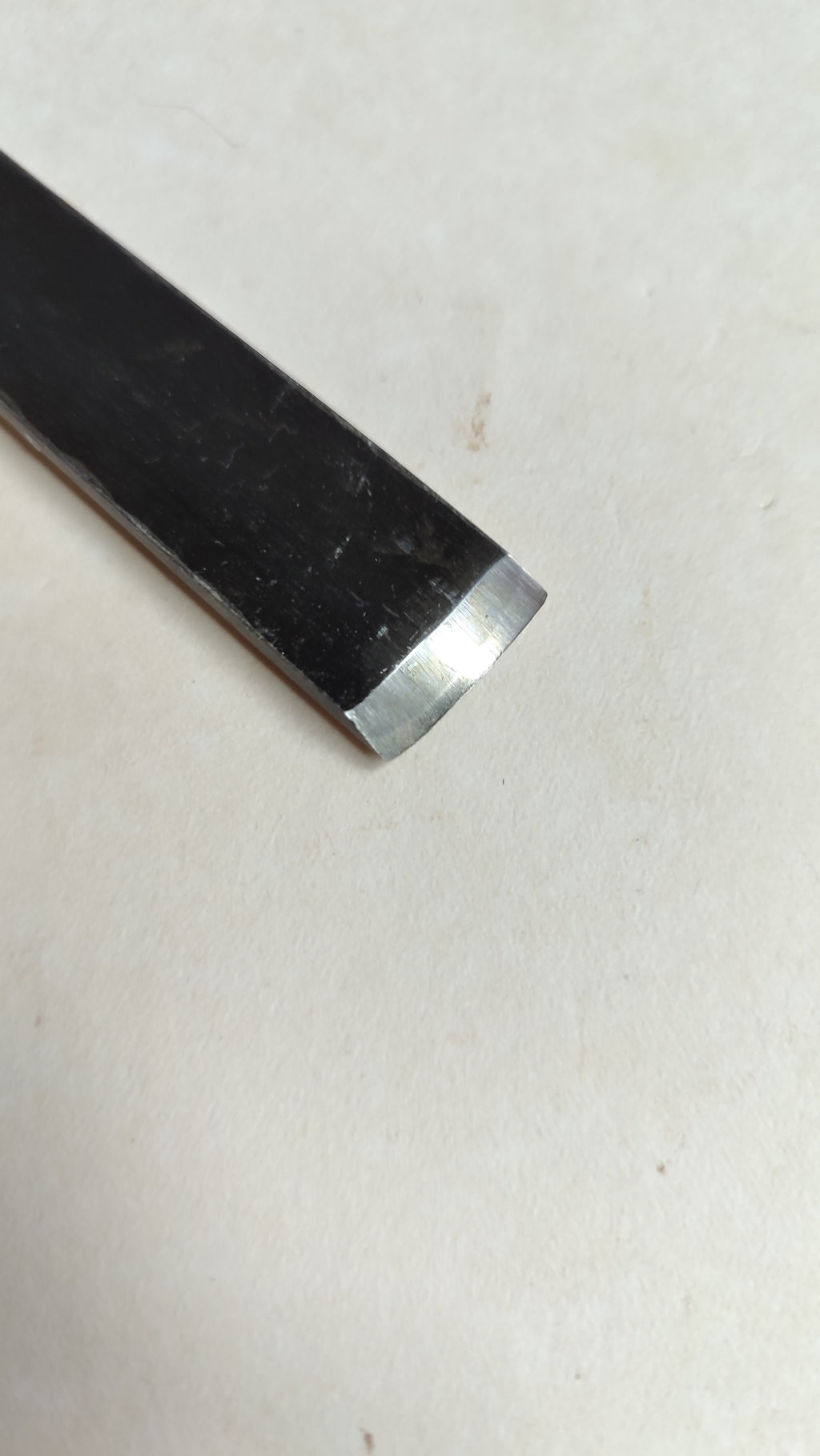 Rare ciseau japonais vintage "Tsuki Uchimaru Nomi" 17mm