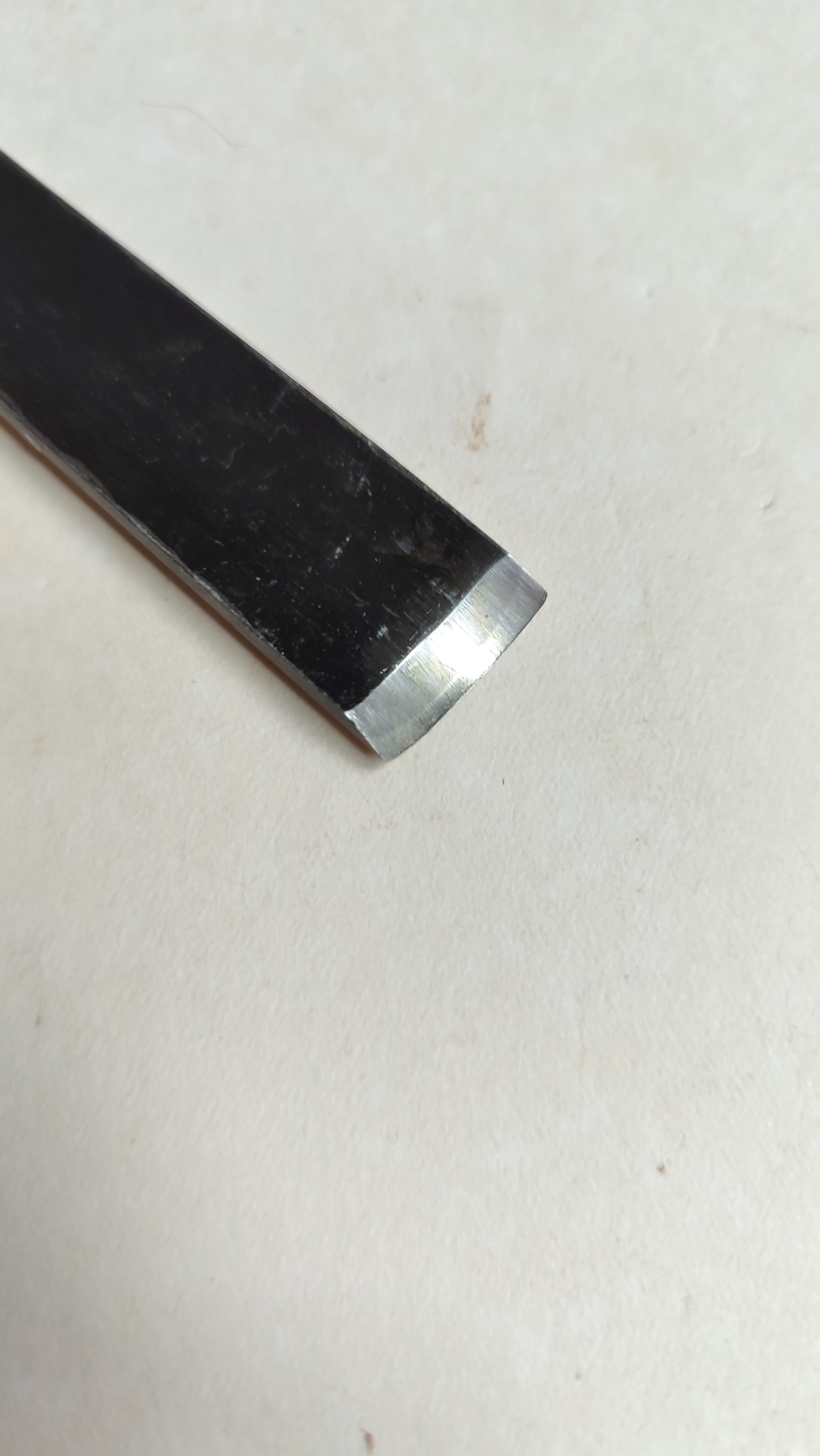 Rare ciseau japonais vintage "Tsuki Uchimaru Nomi" 17mm