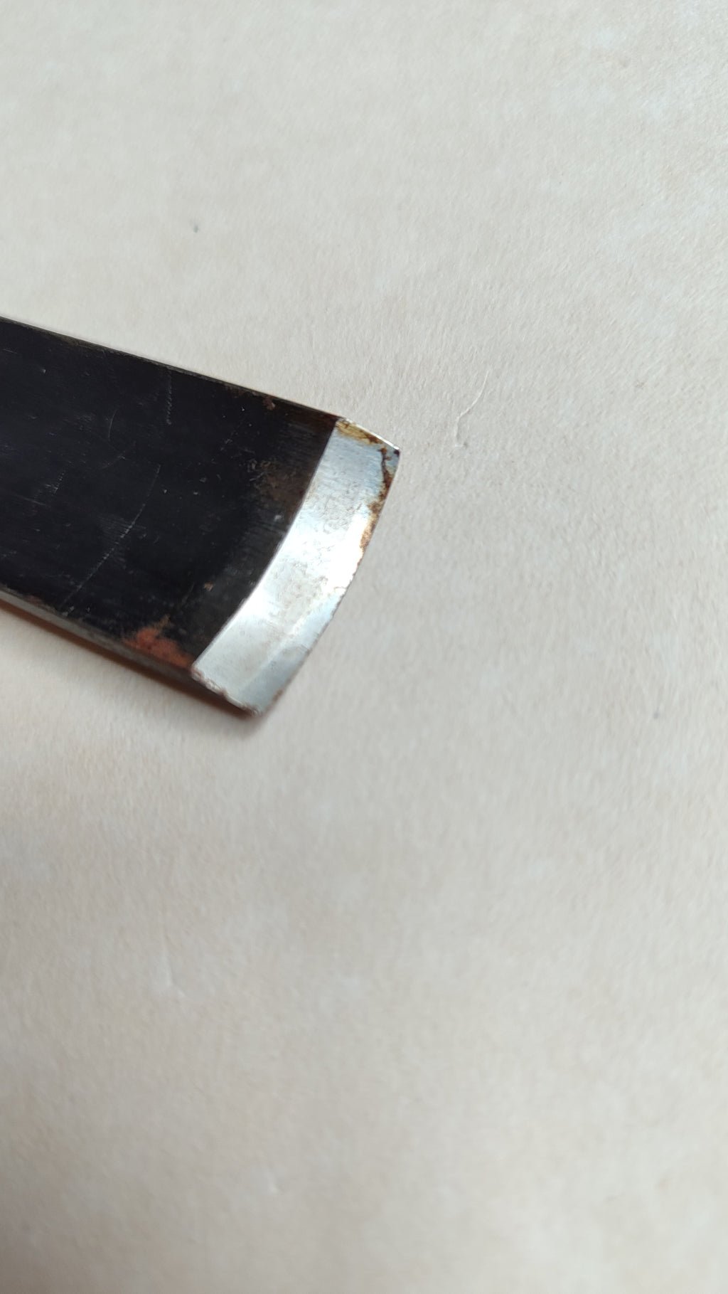 Rare ciseau japonais vintage "Tsuki Uchimaru Nomi" 21mm