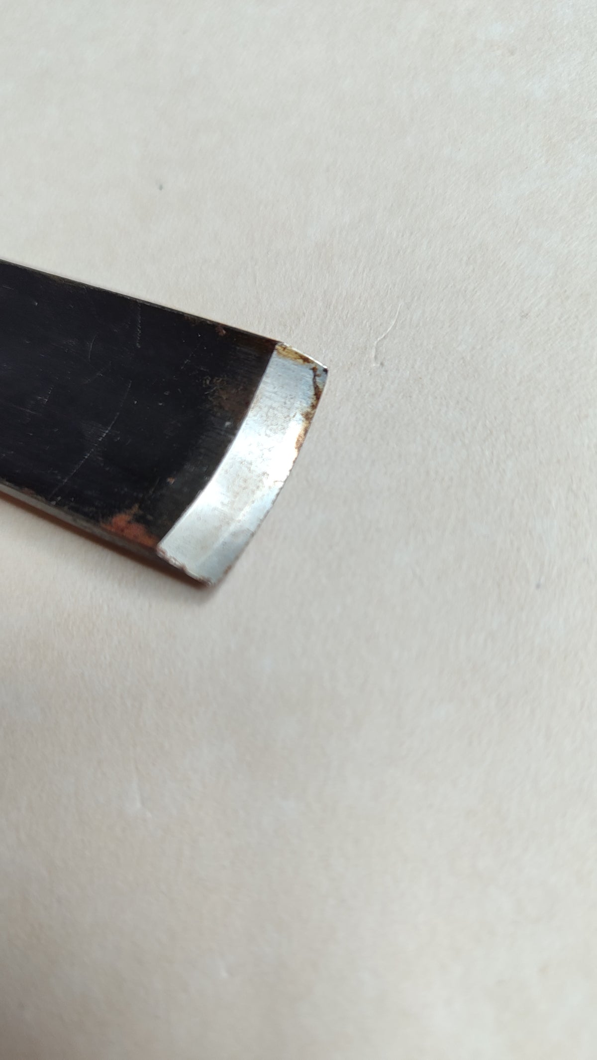 Rare ciseau japonais vintage "Tsuki Uchimaru Nomi" 21mm