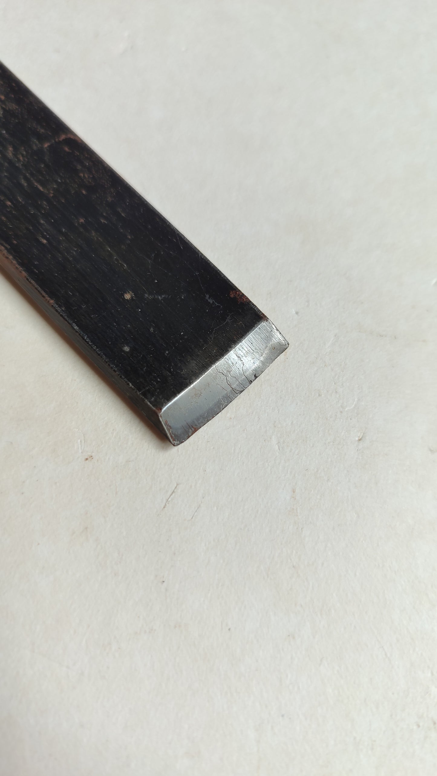 Rare ciseau japonais vintage "Tsuki Uchimaru Nomi" 25mm